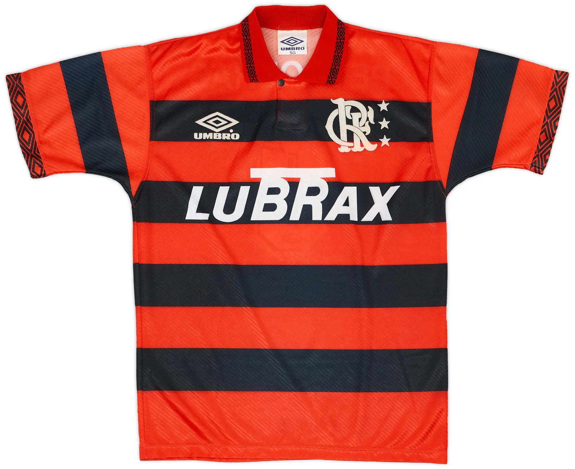 Umbro 1994-95 Flamengo Centenary Home Shirt #8 - 9/10 - (L)