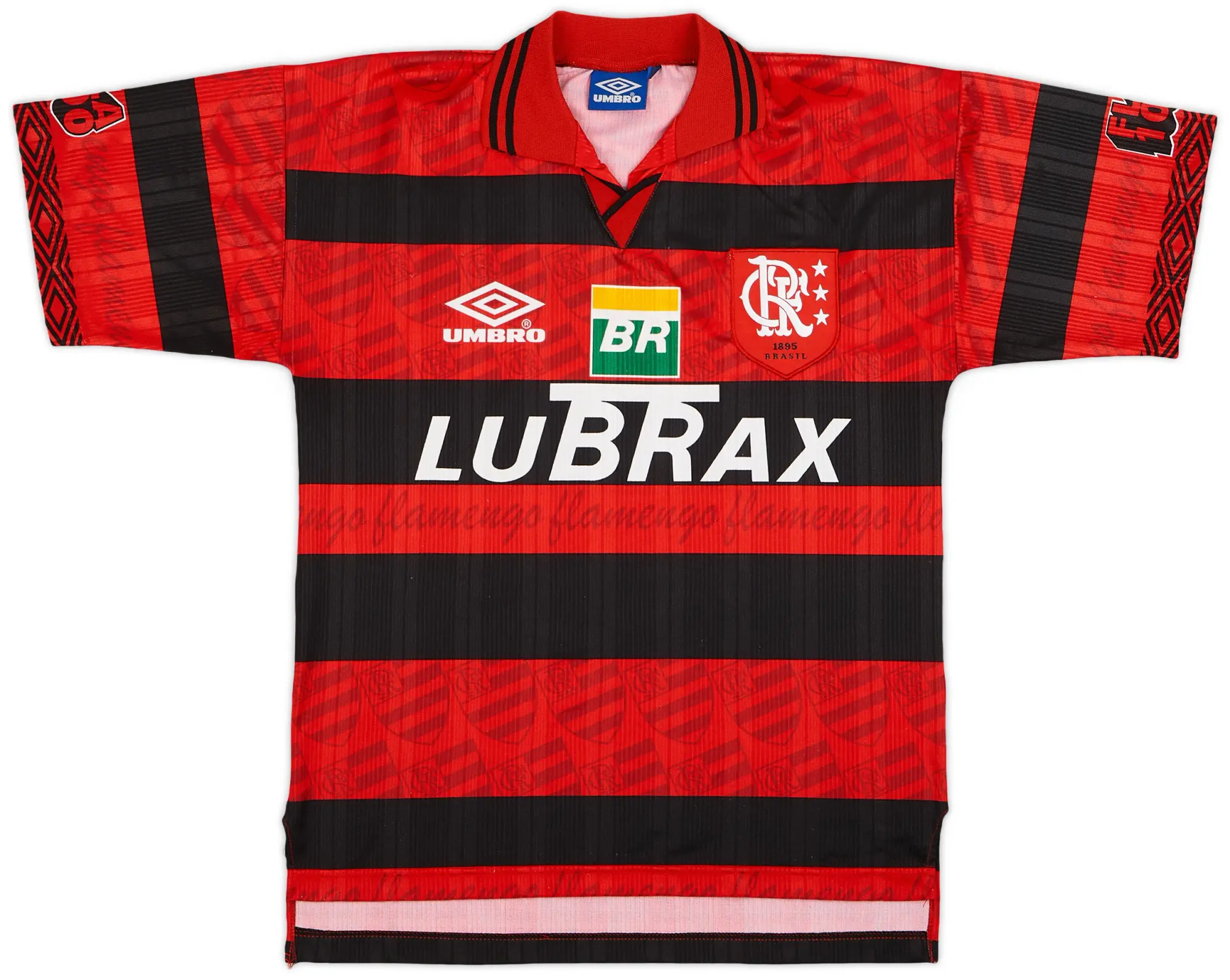 Umbro 1995-96 Flamengo Centenary Home Shirt #11 - 9/10 - (L)