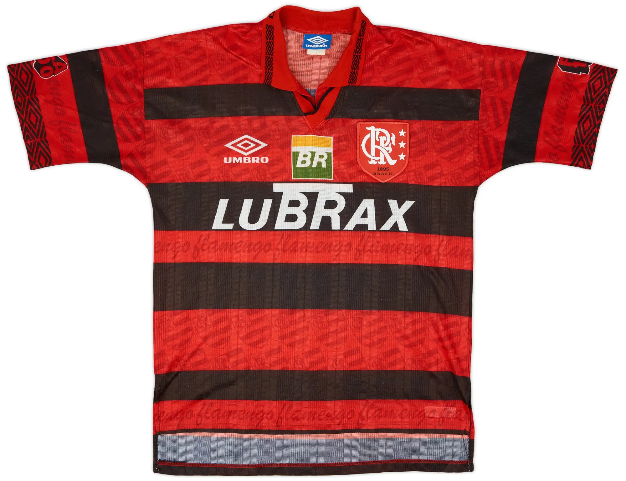 Umbro 1995-96 Flamengo Centenary Home Shirt - 9/10 - (L)