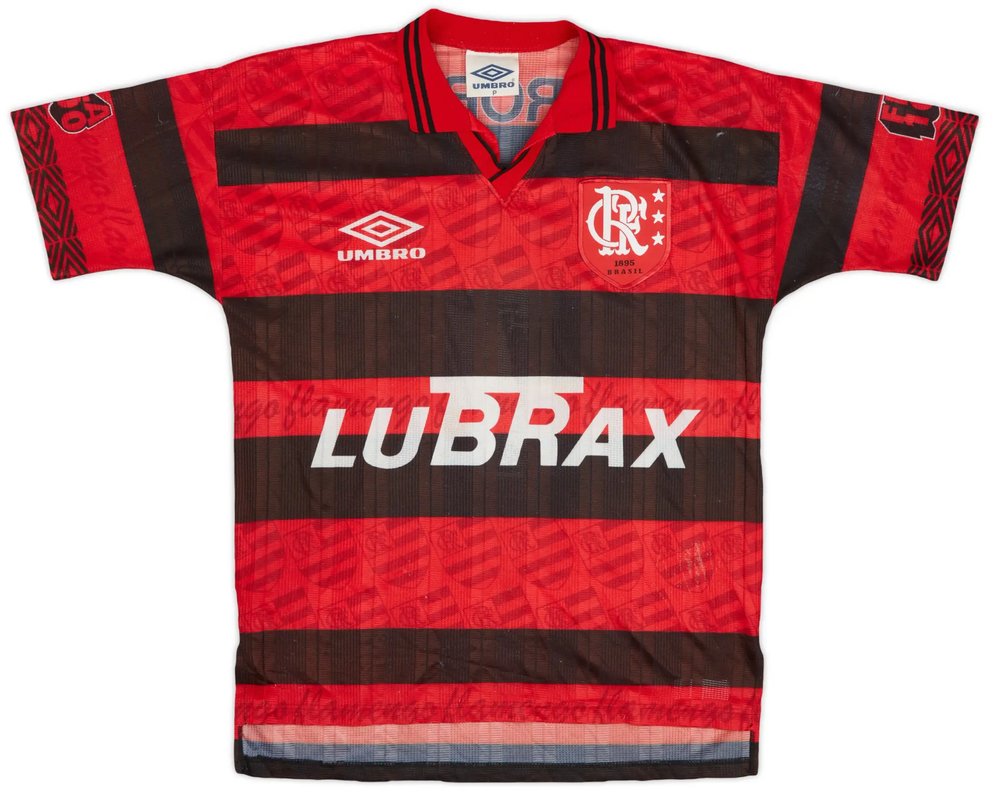 Umbro 1995-96 Flamengo Centenary Home Shirt #7 - 5/10 - (L)