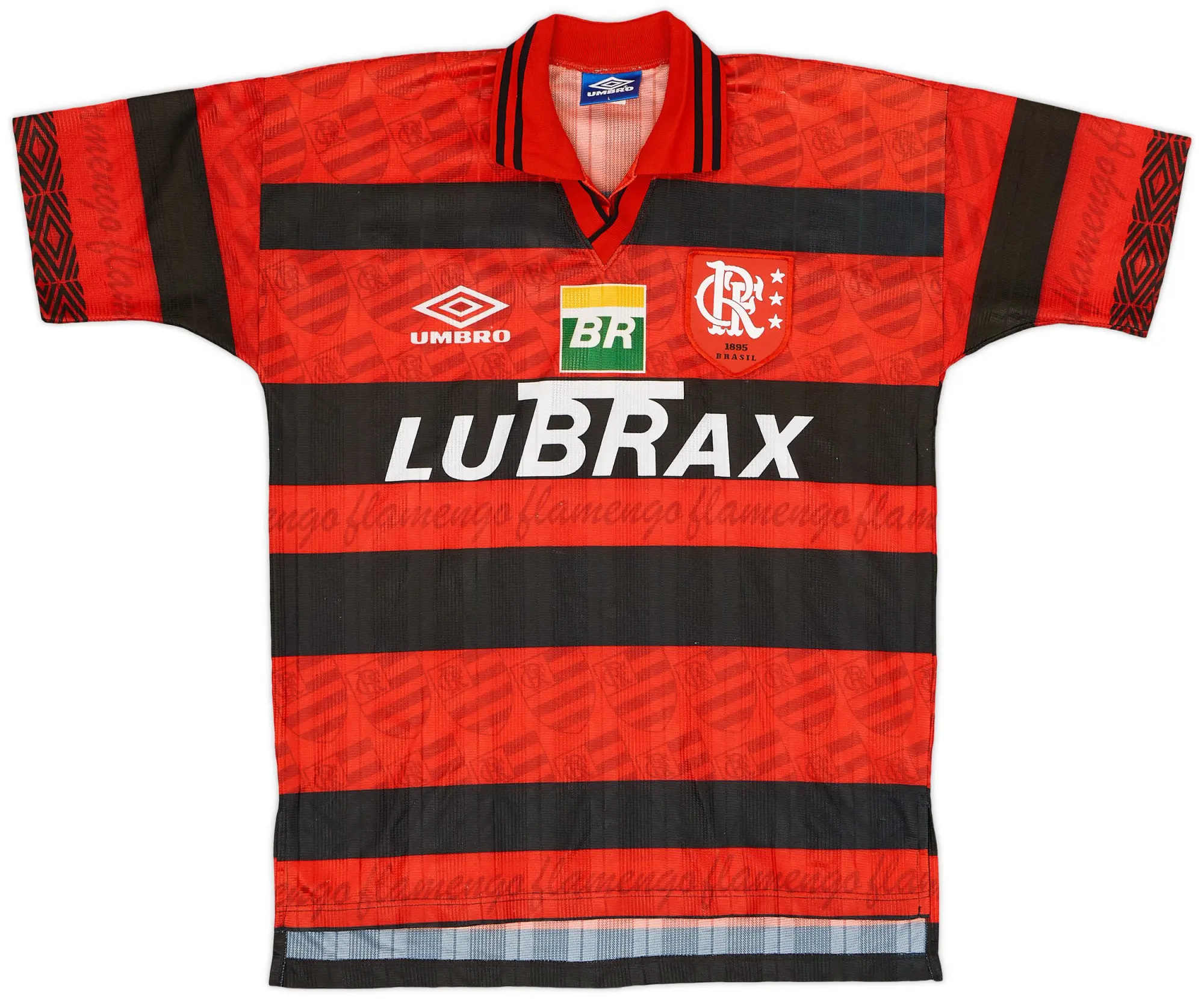 Umbro 1995-96 Flamengo Centenary Home Shirt - 9/10 - (L)
