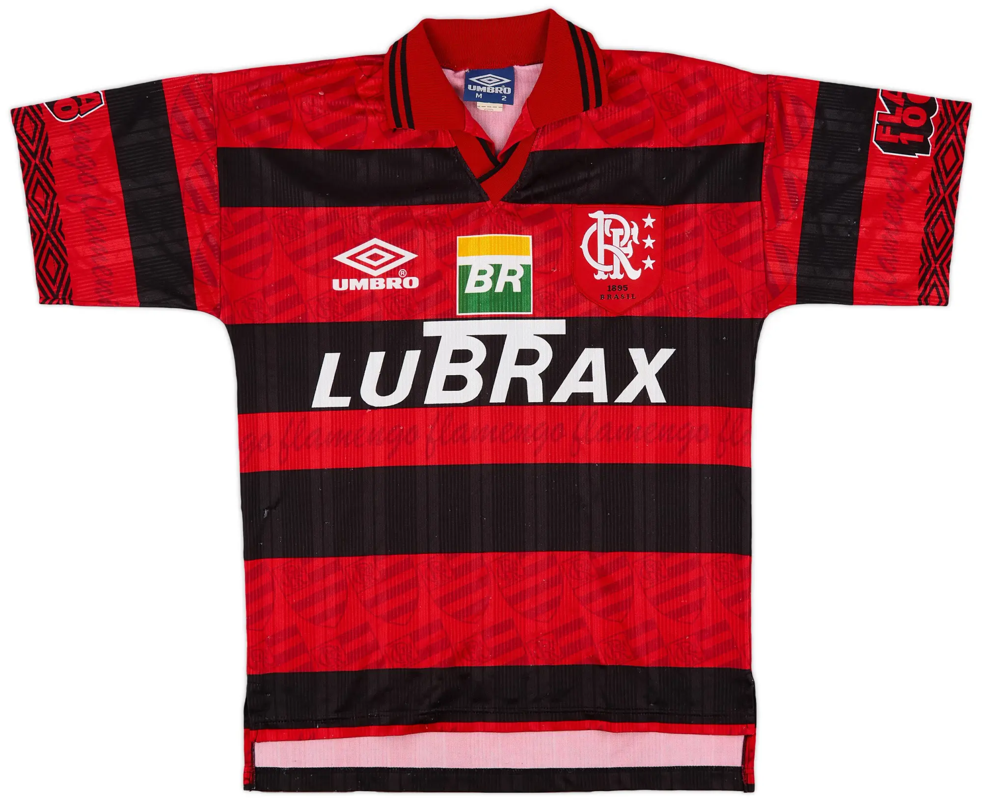 Umbro 1995-96 Flamengo Centenary Home Shirt - 8/10 - (M)