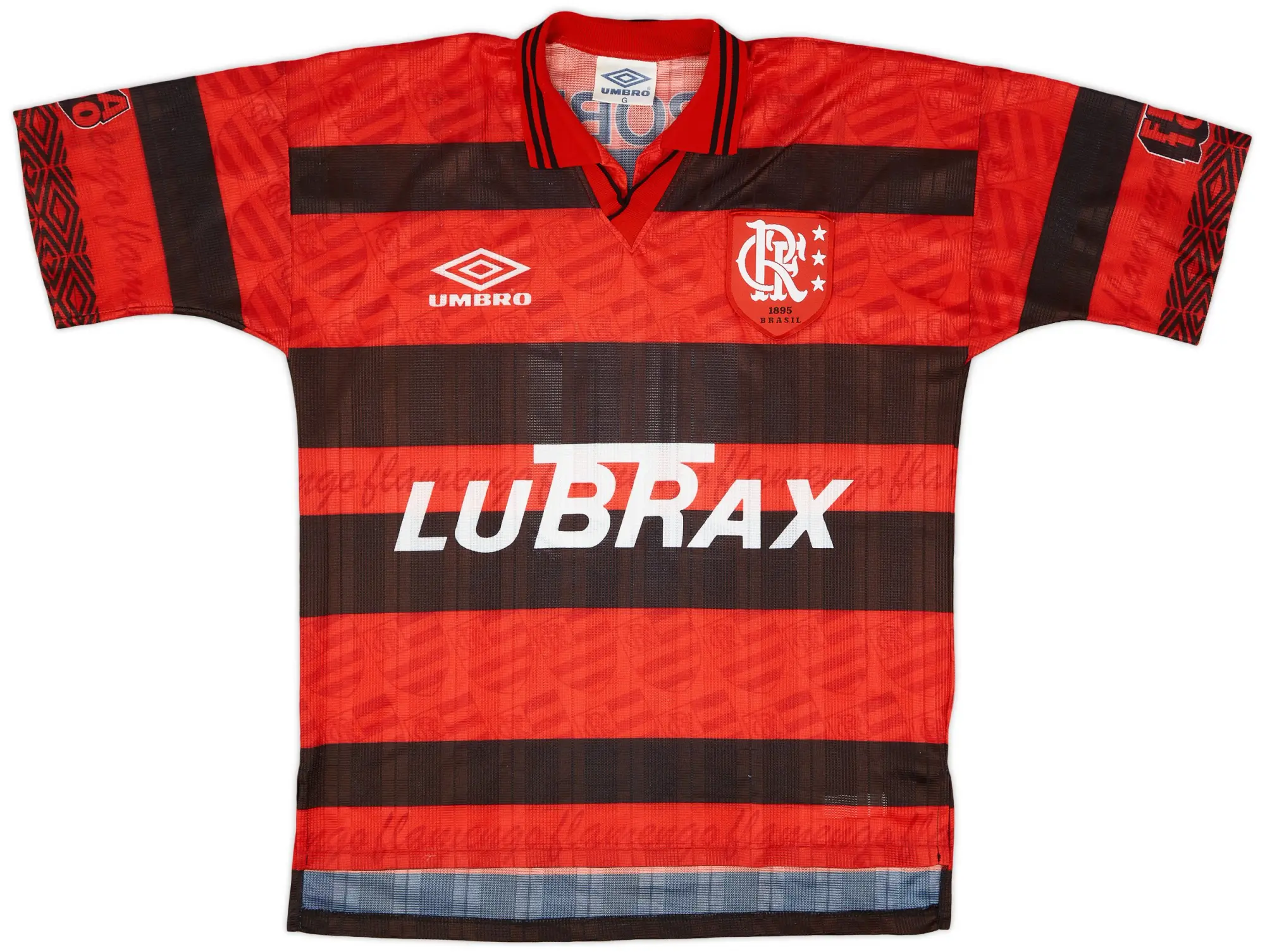Umbro 1995-96 Flamengo Centenary Home Shirt #10 - 9/10 - (L)
