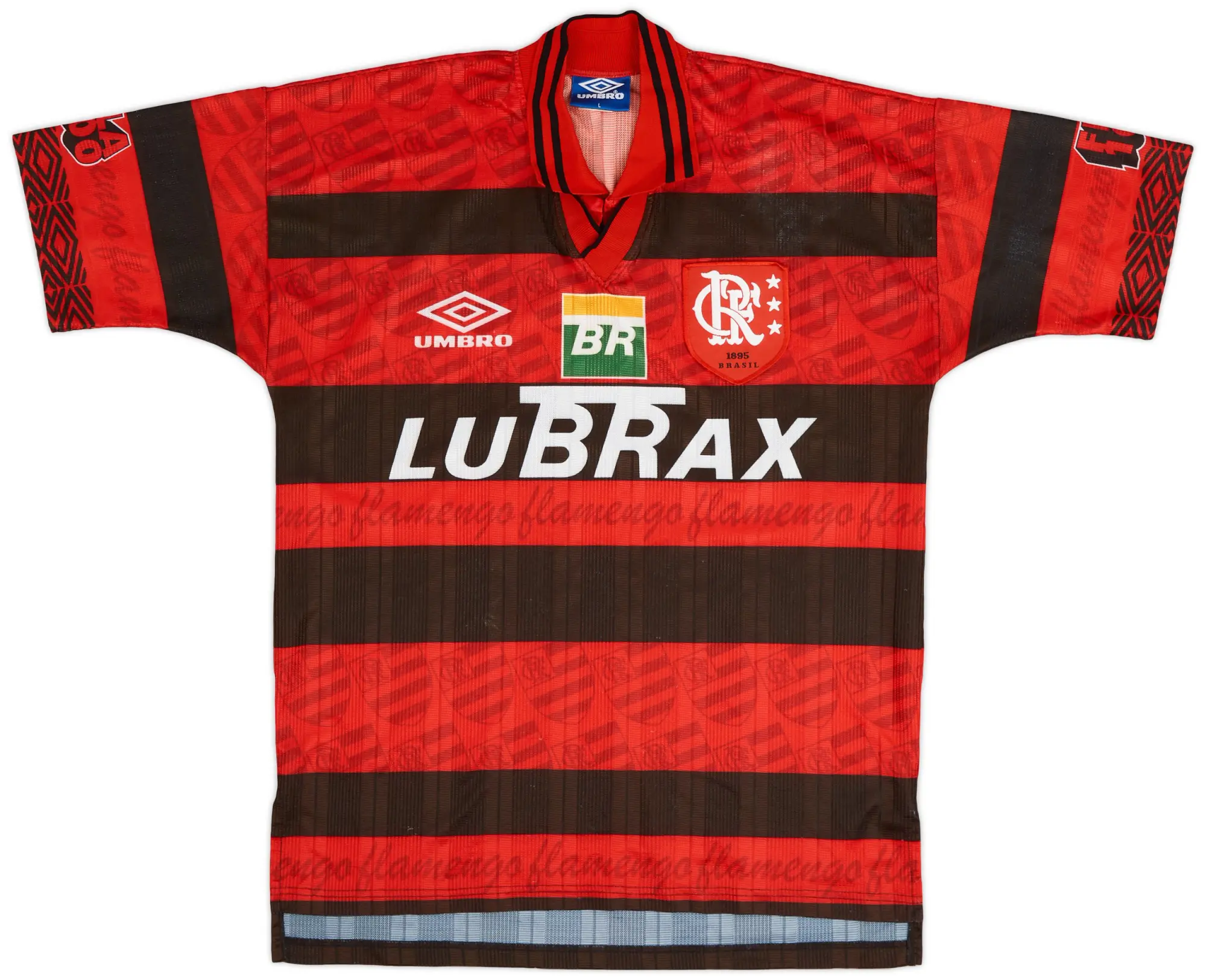 Umbro 1995-96 Flamengo Centenary Home Shirt - 9/10 - (L)