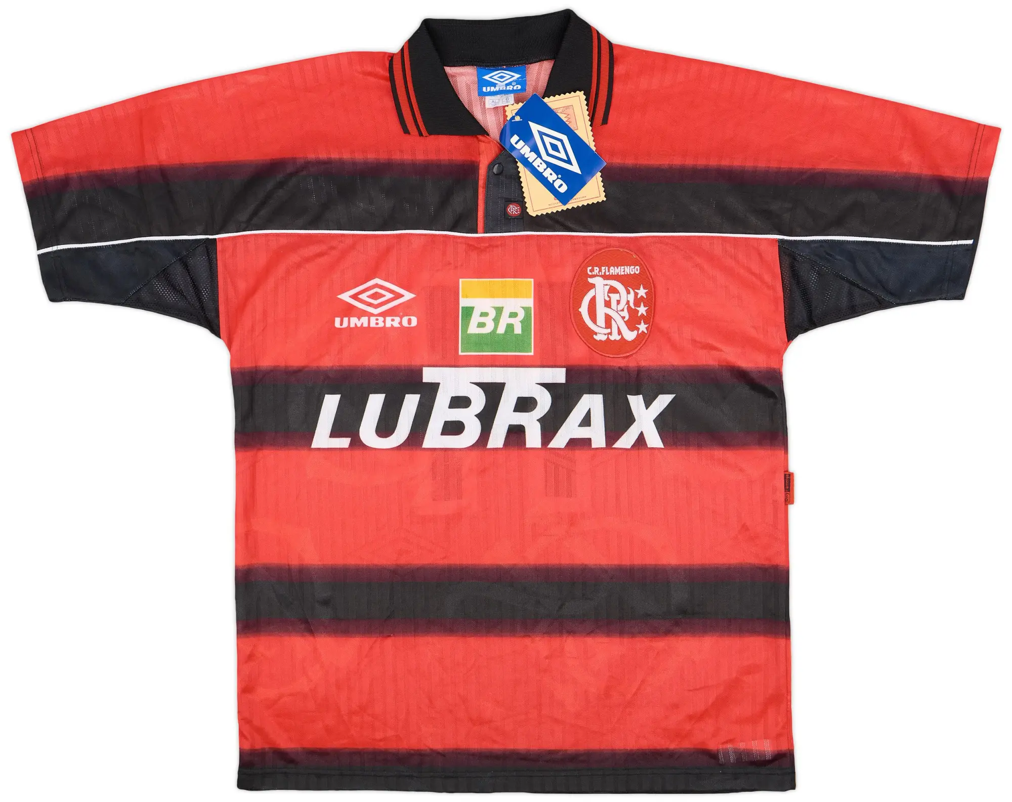 Umbro 1998 Flamengo Home Shirt #11 (L)