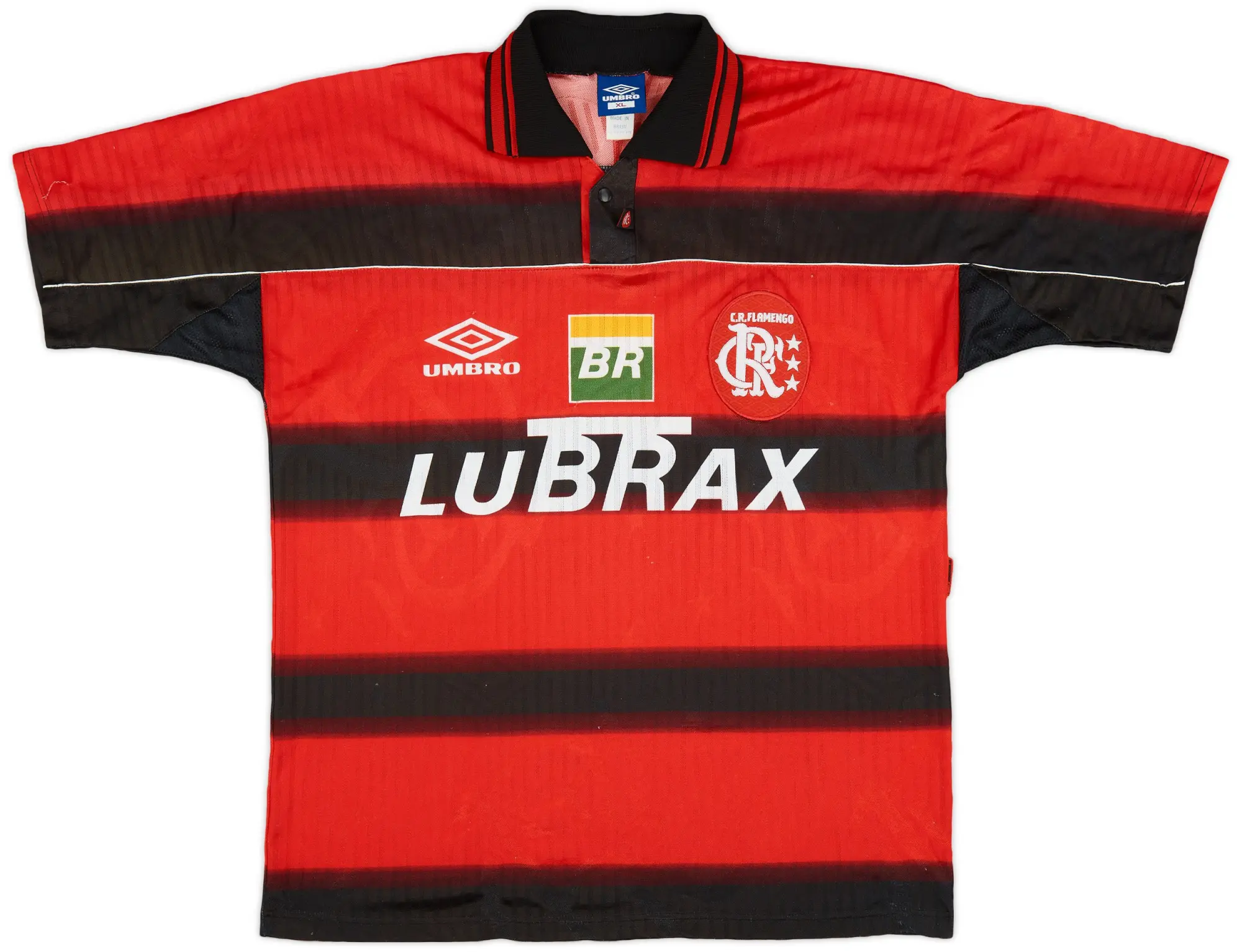 Umbro 1997-99 Flamengo Home Shirt - 9/10 - (XL)