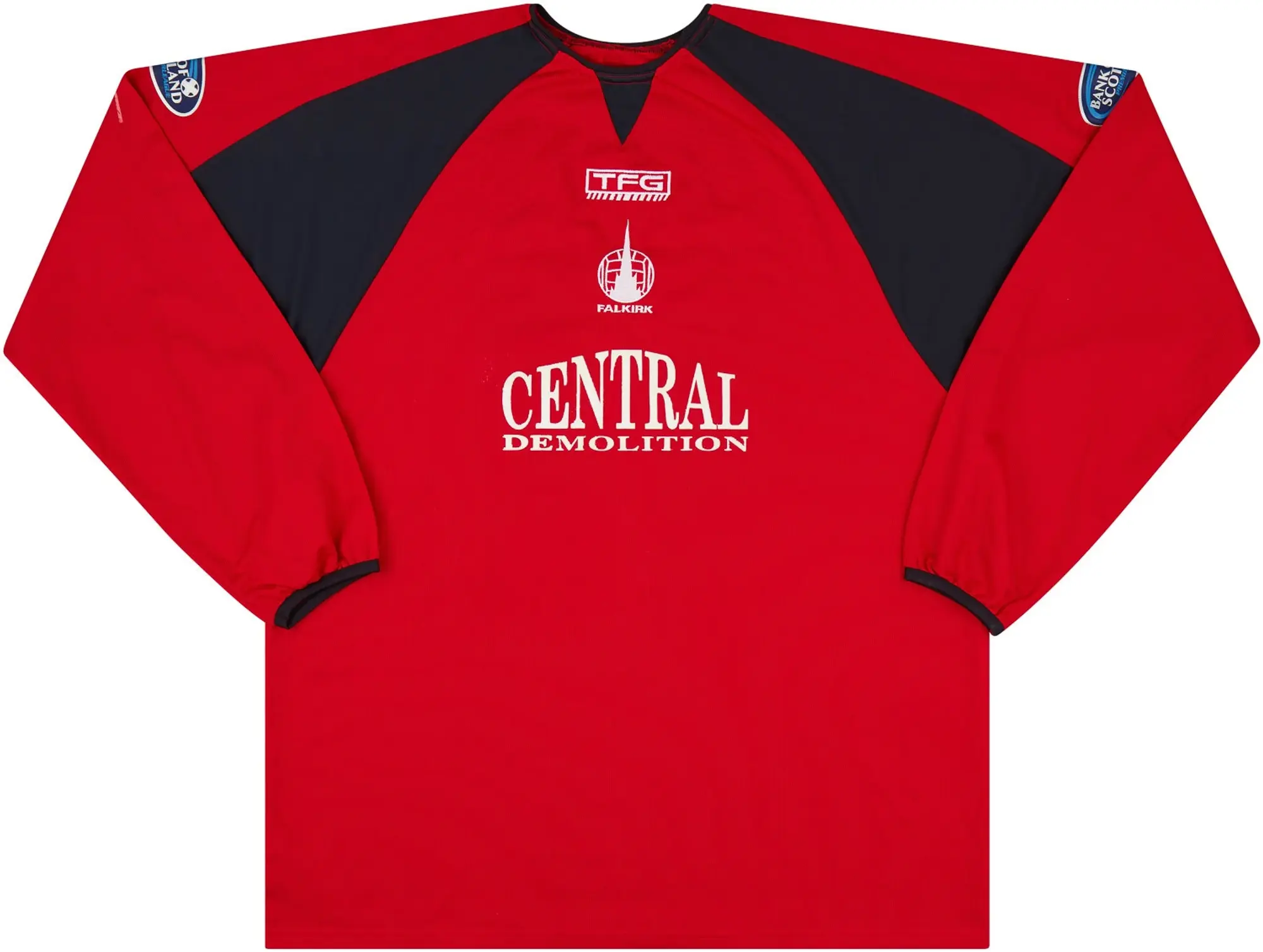 2005-06 Falkirk Match Issue GK Shirt Hill #17