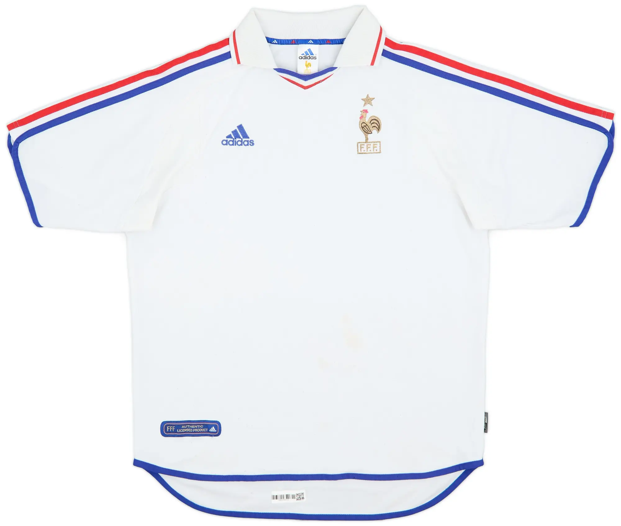 adidas 2000-02 France Away Shirt - 6/10 - (L)