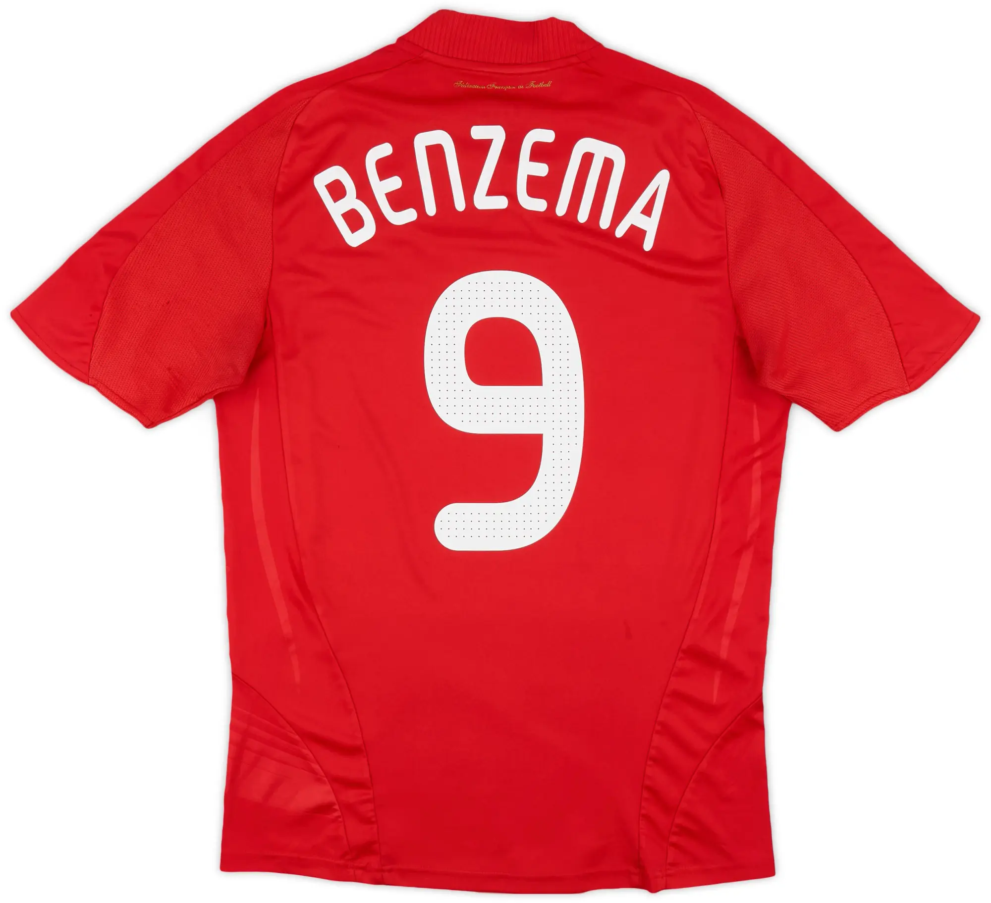 adidas 2007-08 France Away Shirt Benzema #9 - 5/10 - (M)