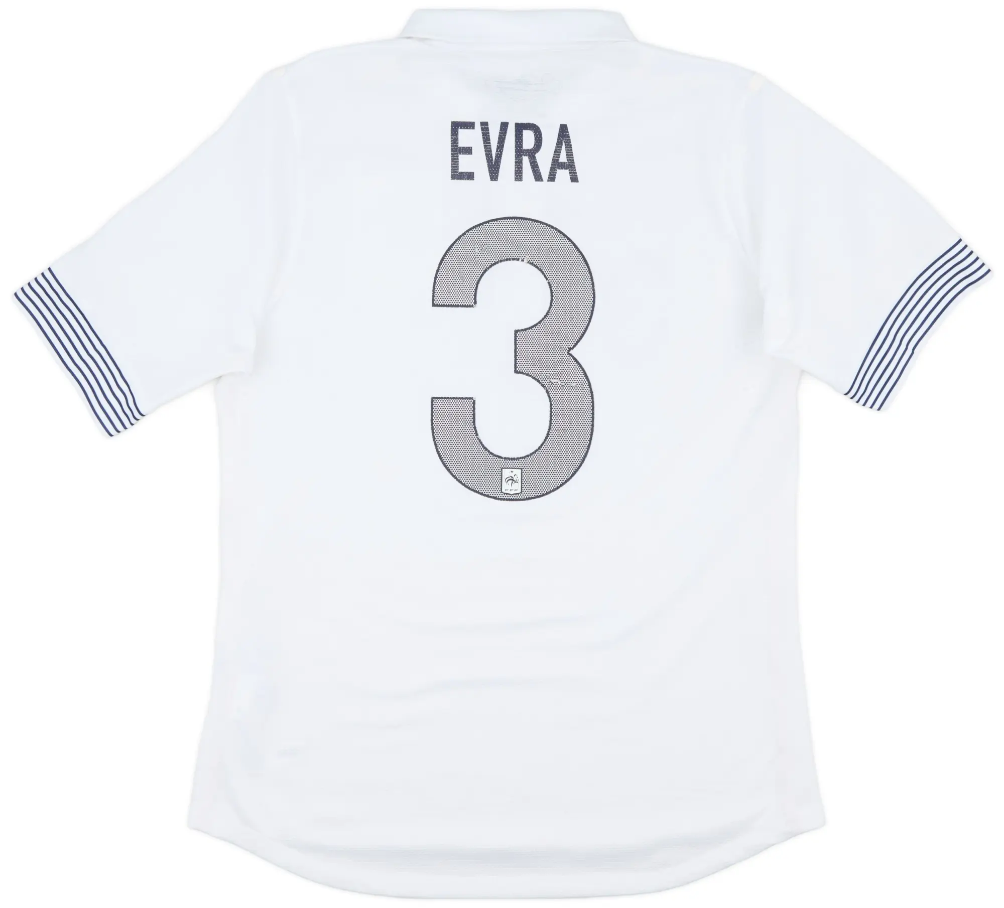 Nike 2012-13 France Authentic Away Shirt Evra #3 - 5/10 - (L)