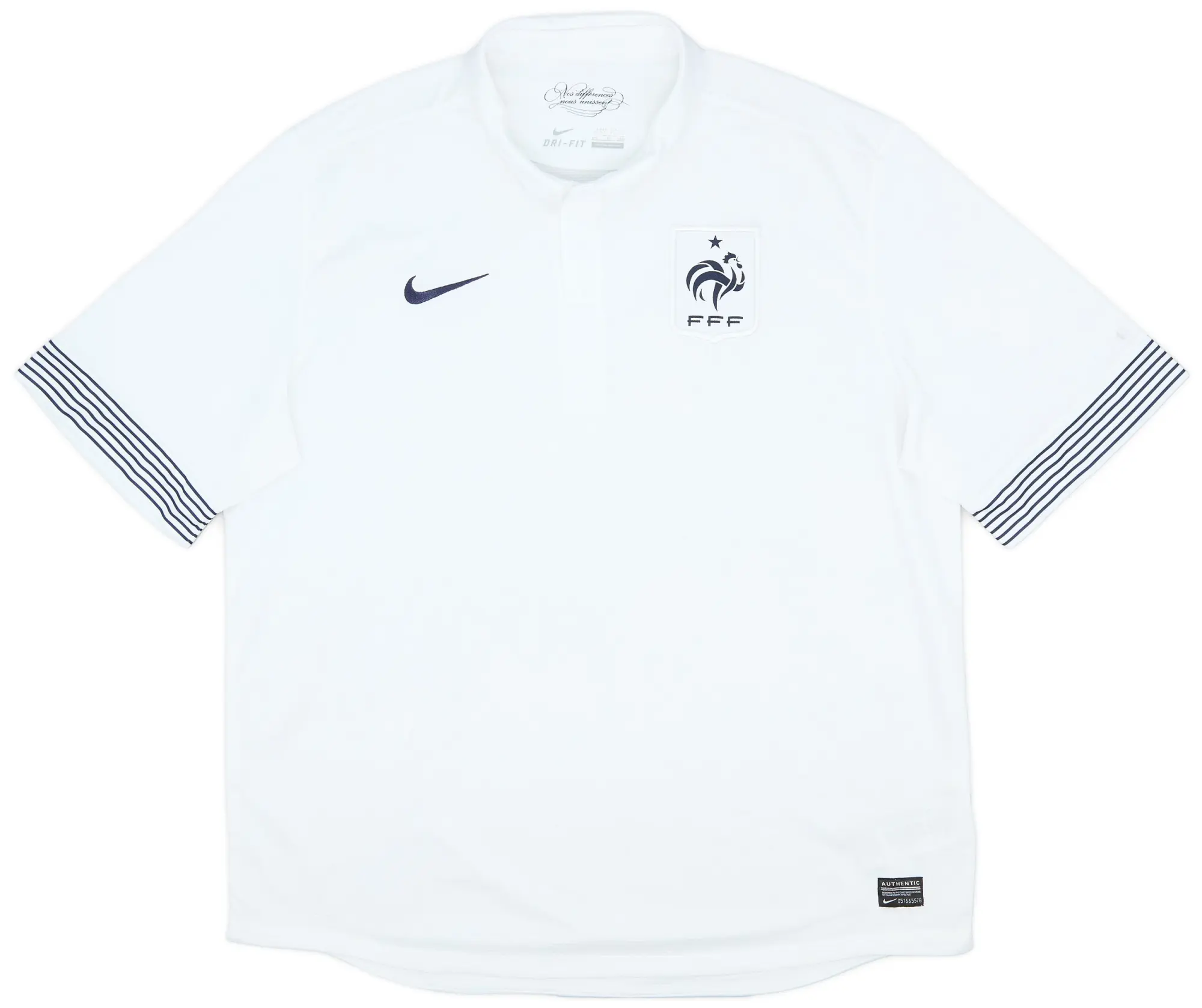 Nike 2012-13 France Away Shirt - 8/10 - (XXL)