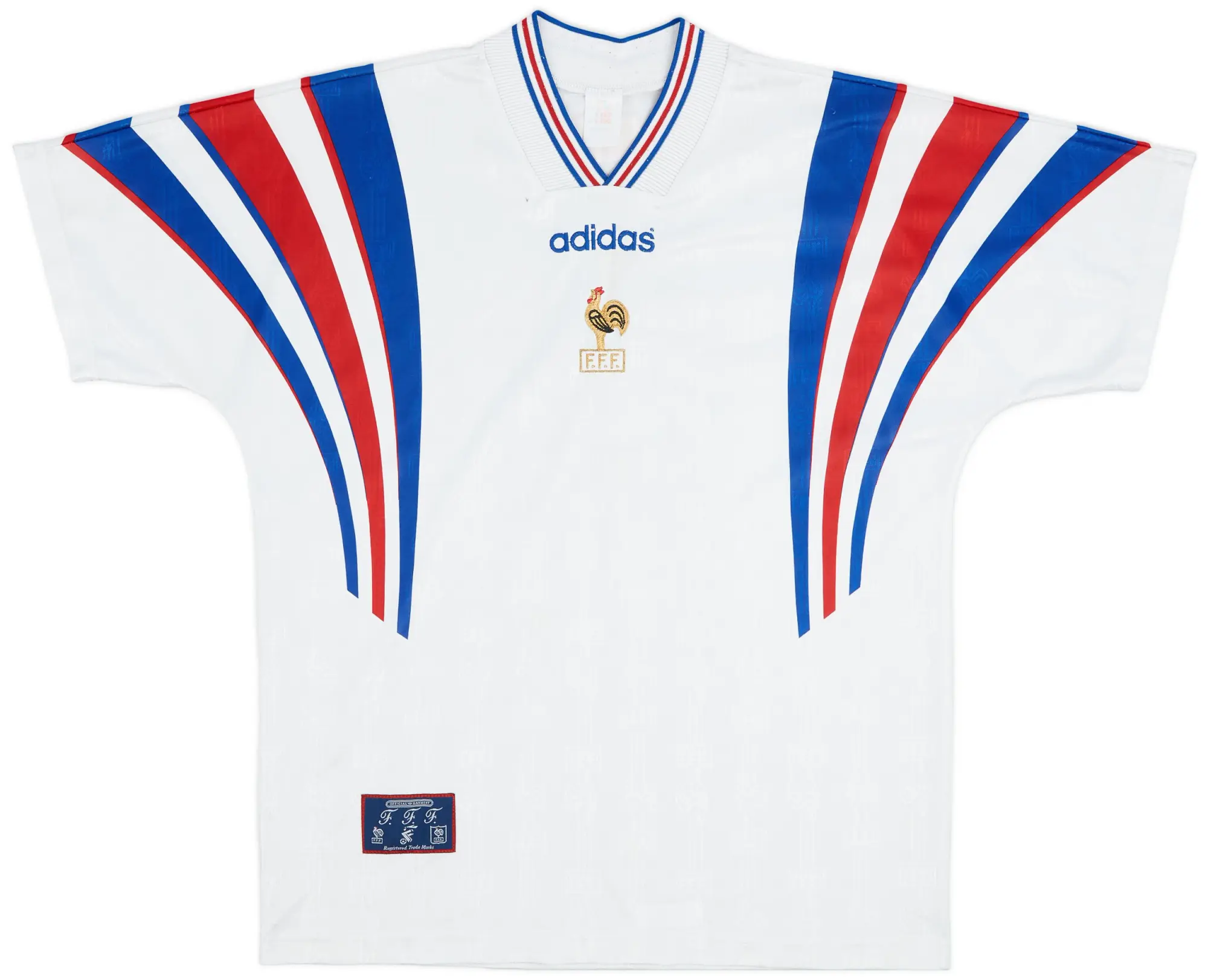 adidas 1996-98 France Away Shirt - 6/10 - (L)
