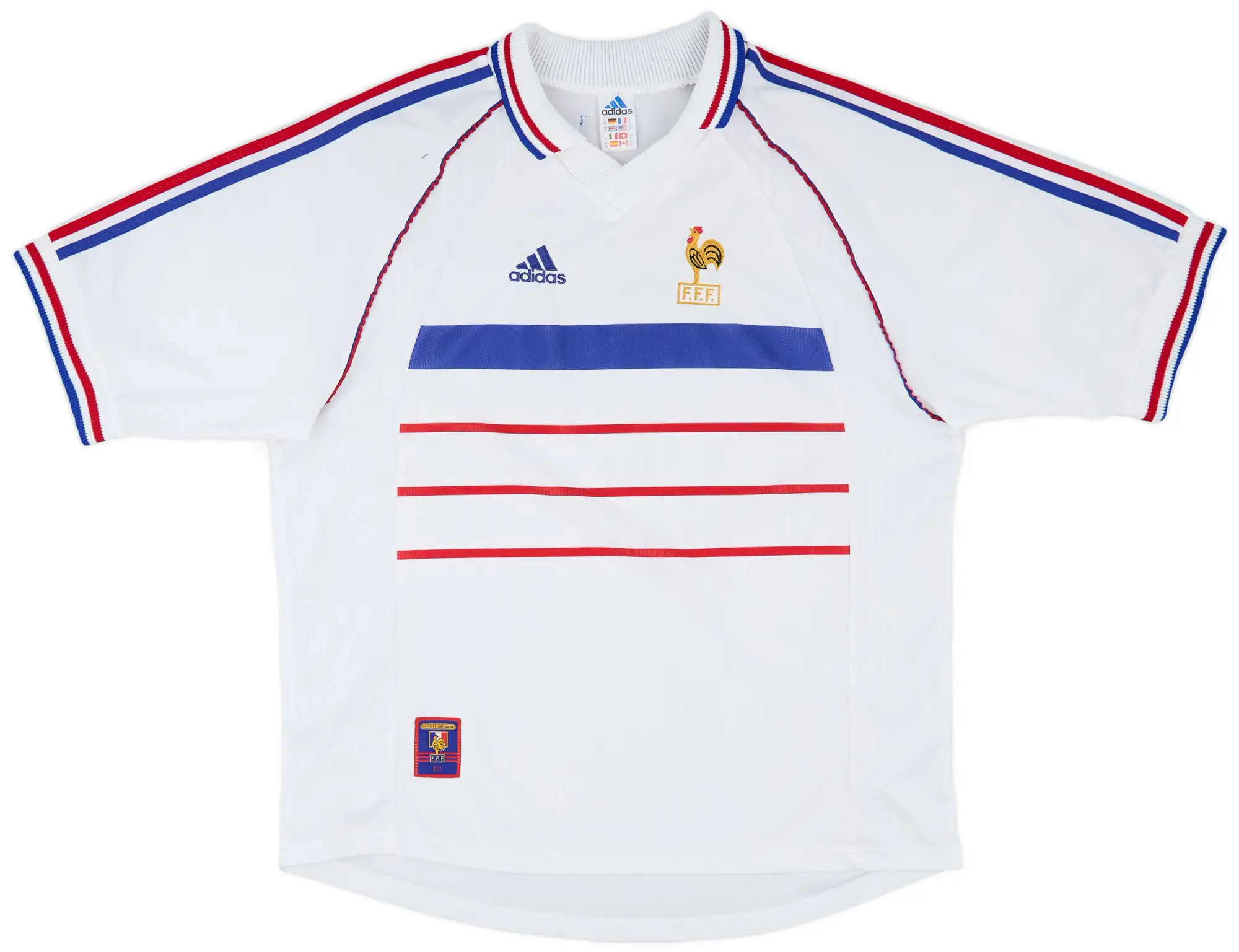 adidas 1998 France Away Shirt - 8/10 - (XL)