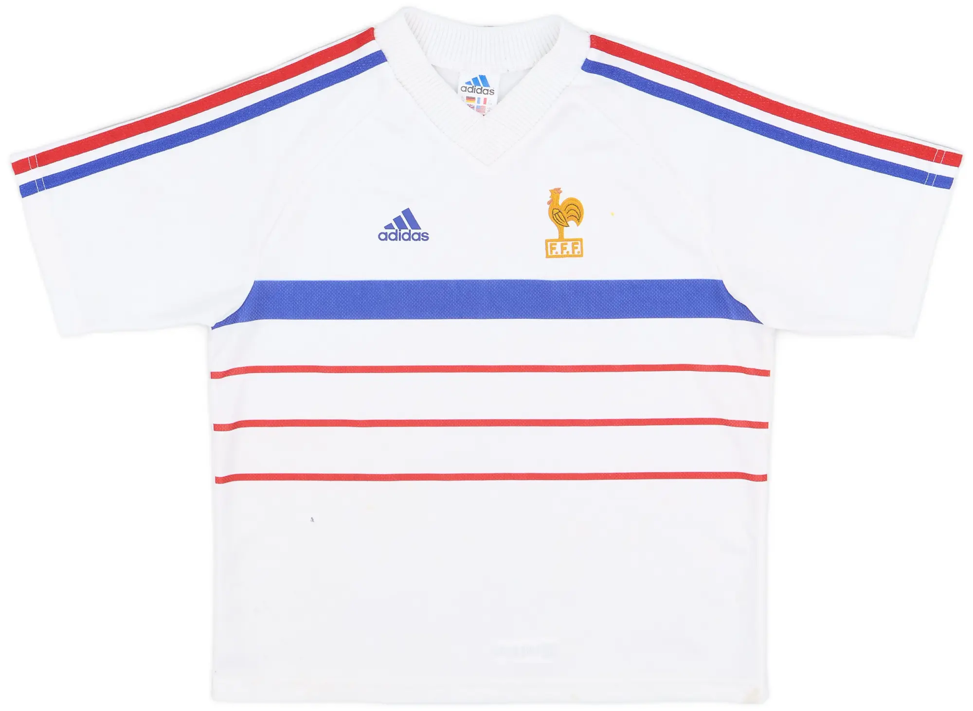 adidas 1998 France Away Shirt - 6/10 - (M.Boys)