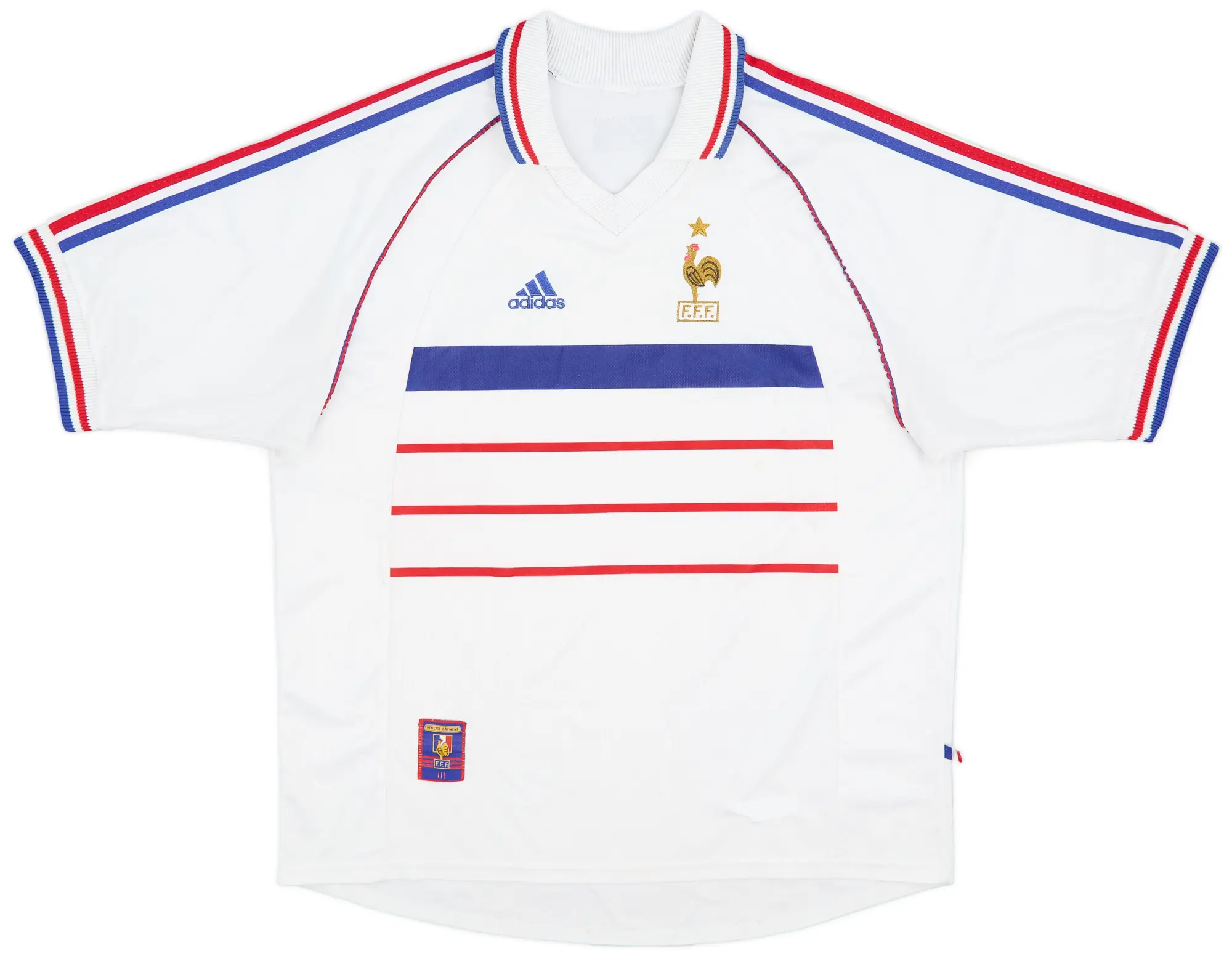 adidas 1998 France Away Shirt - 7/10 - (XXL)