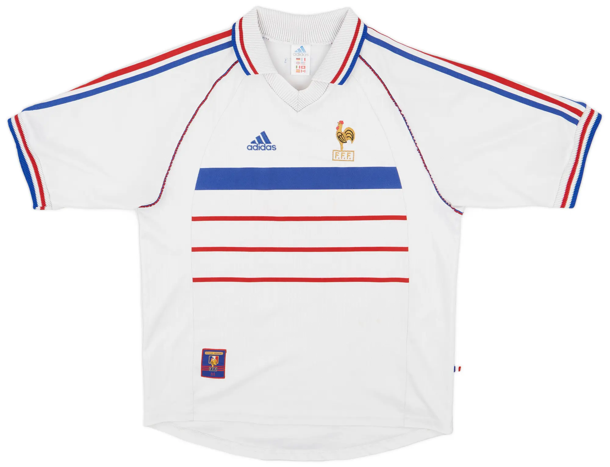 adidas 1998 France Away Shirt - 6/10 - (L)