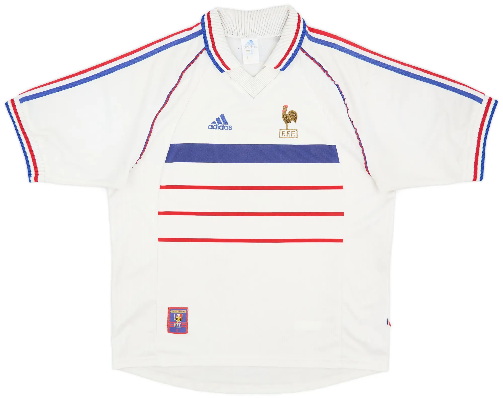 adidas 1998 France Away Shirt - 6/10 - (L)