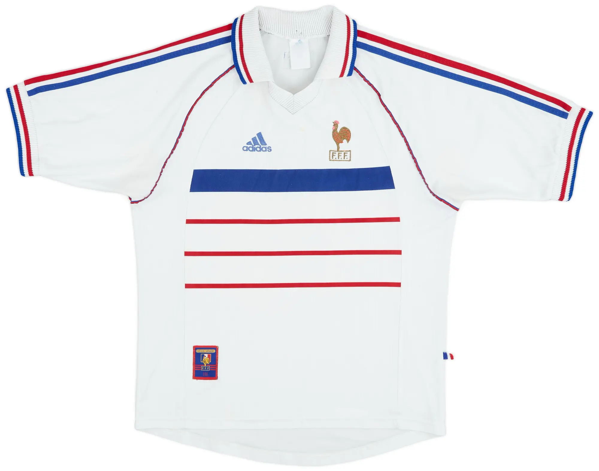 adidas 1998 France Away Shirt - 6/10 - (L)