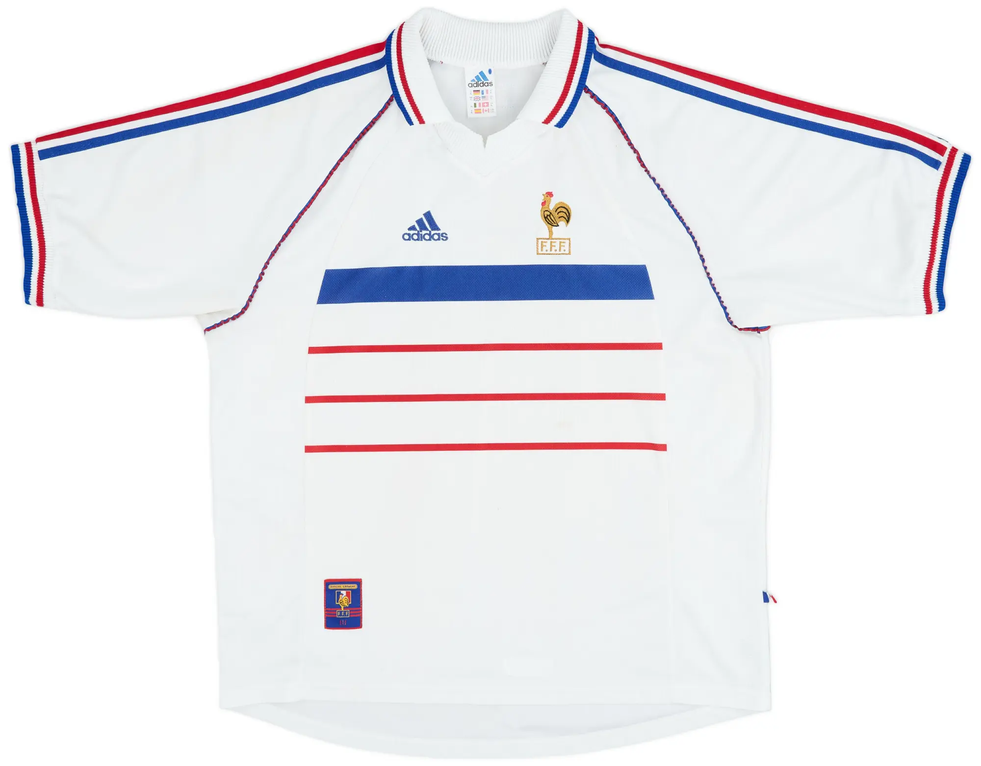 adidas 1998 France Away Shirt - 7/10 - (XL)