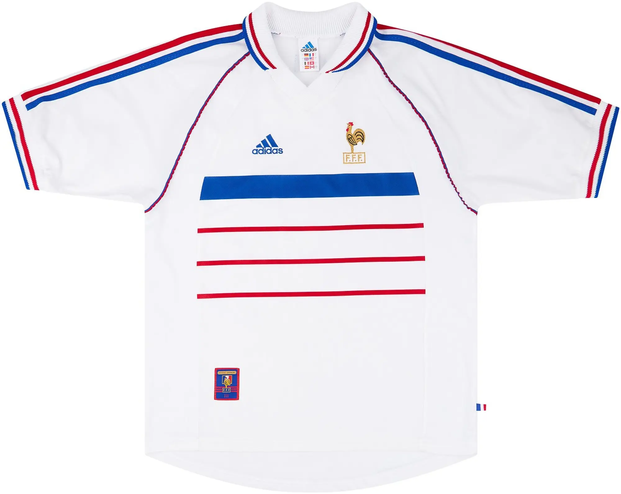 adidas 1998 France Away Shirt - 8/10 - (L)