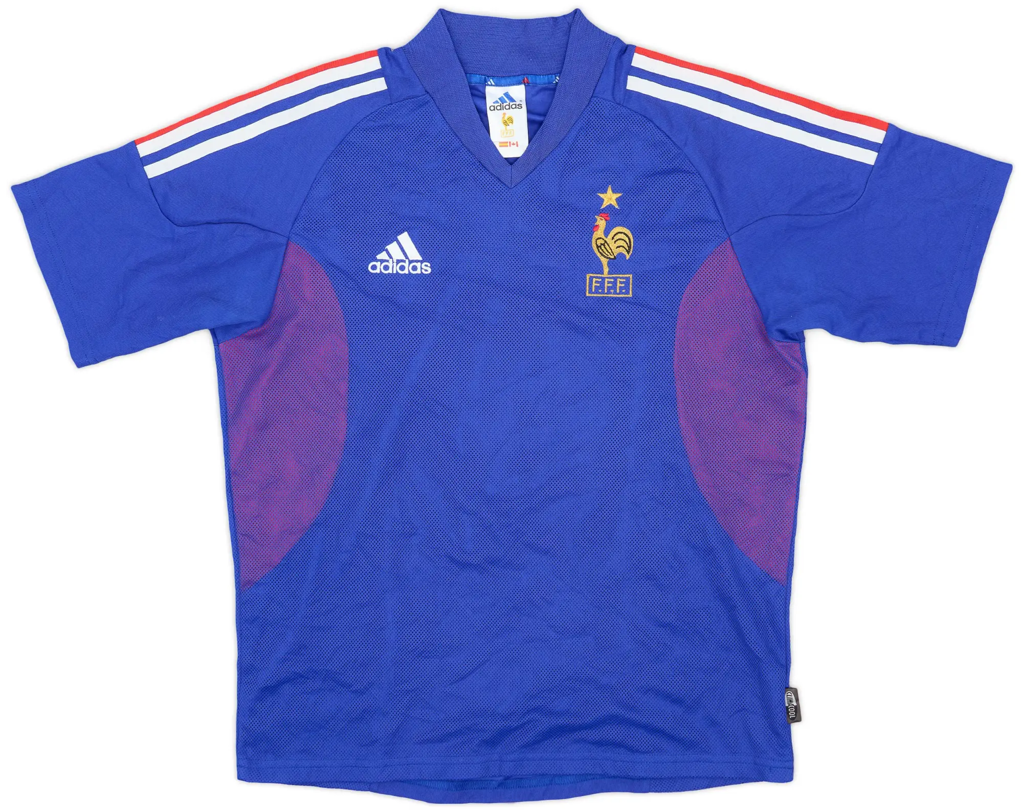 adidas 2002-04 France Home Shirt - 8/10 - (Y)