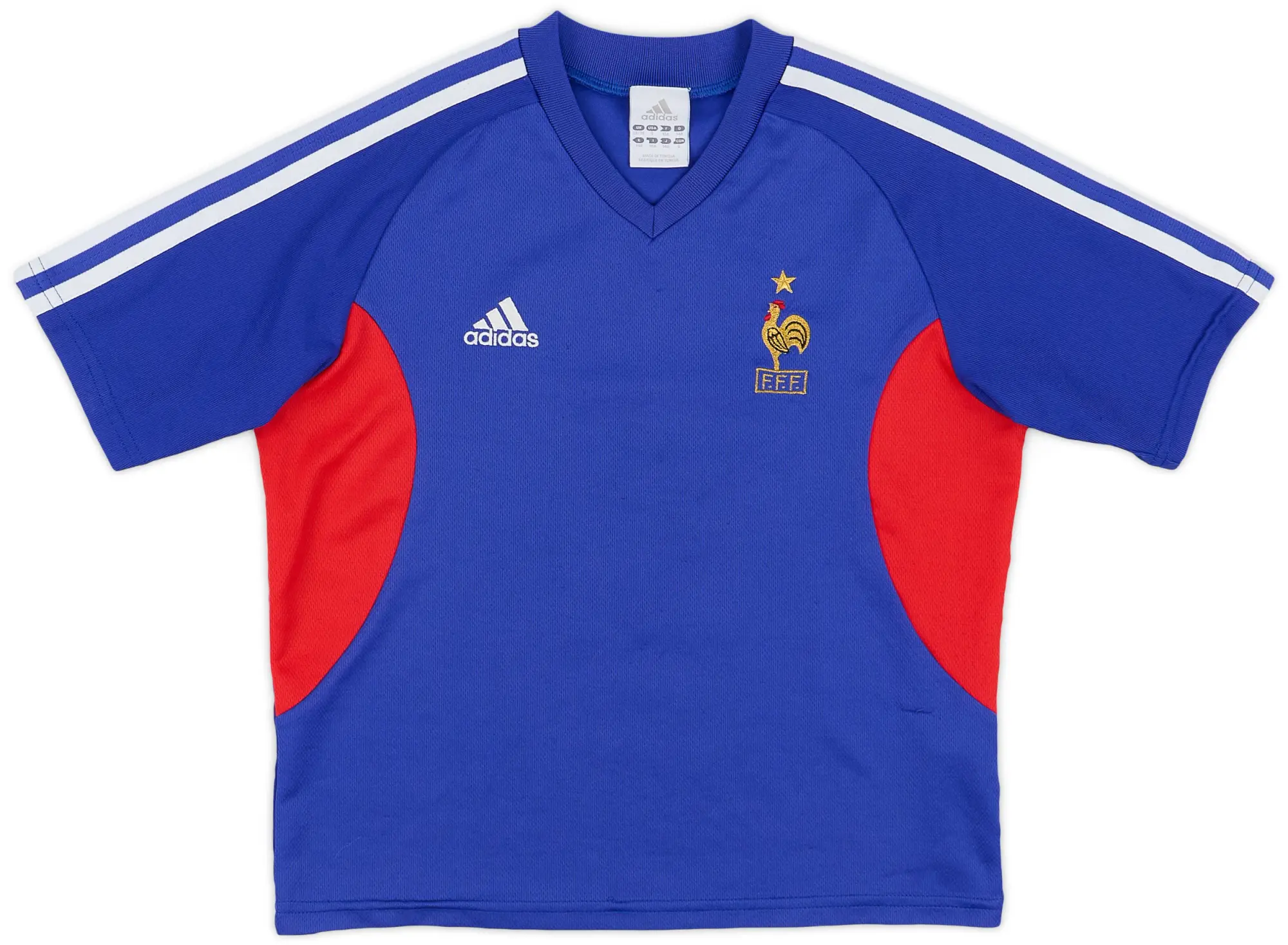 adidas 2002-04 France Home Shirt - 8/10 - (S.Boys)