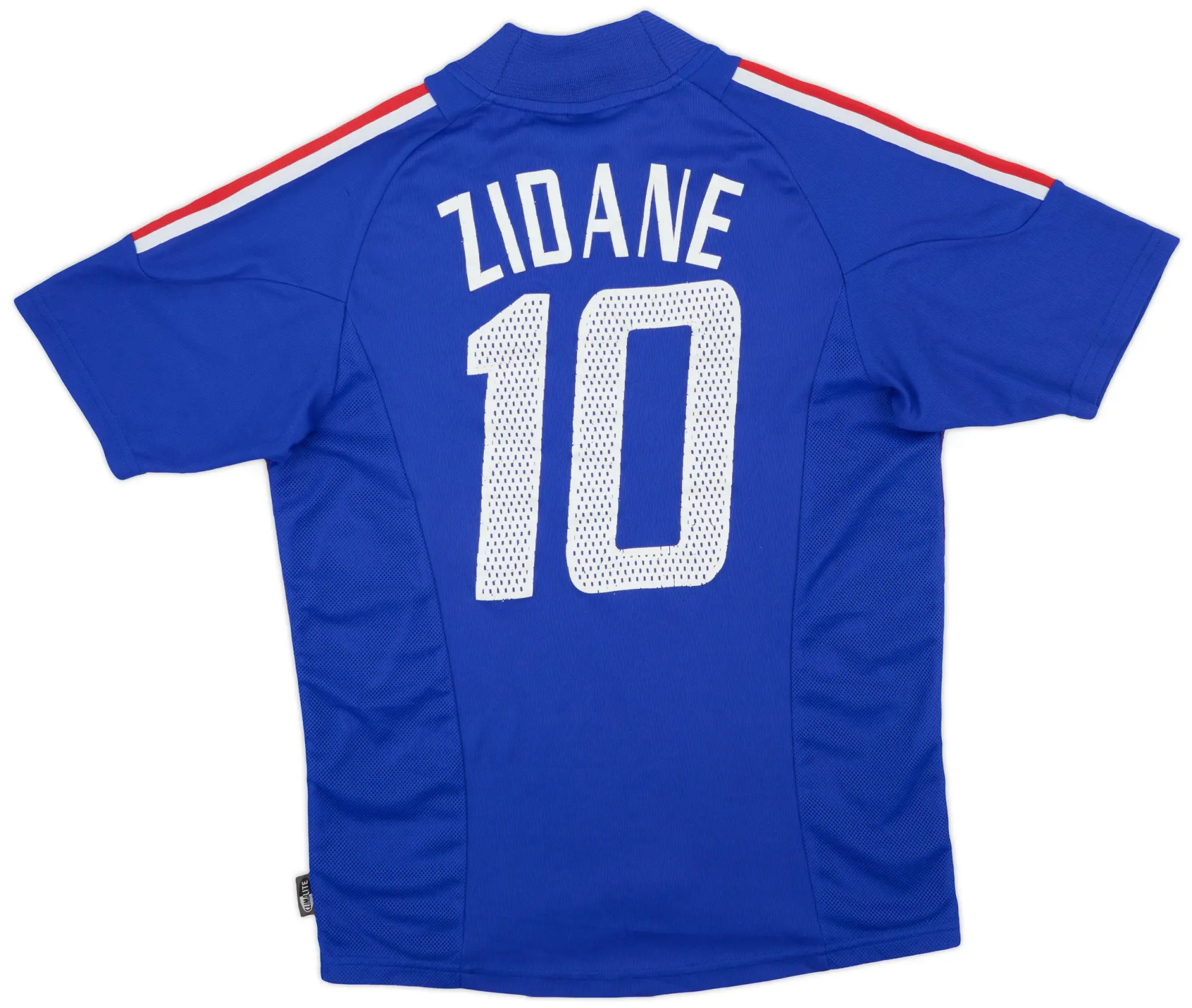 adidas 2002-04 France Home Shirt Zidane #10 - 7/10 - (S)