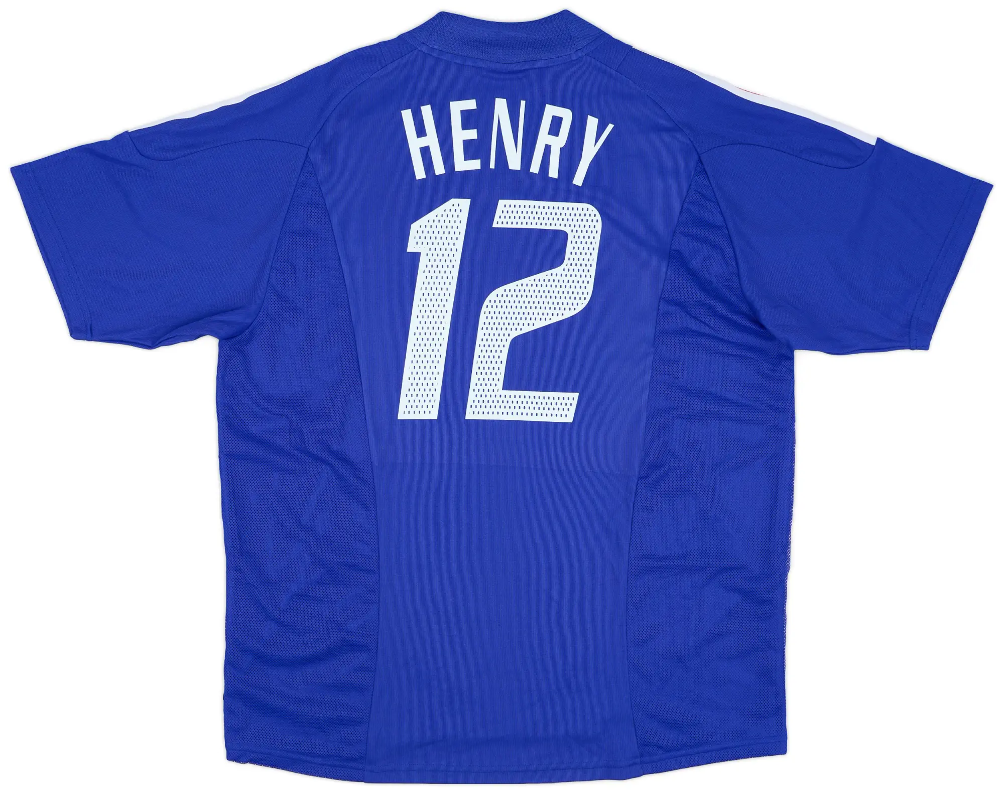 adidas 2002-04 France Home Shirt Henry #12 (XL)