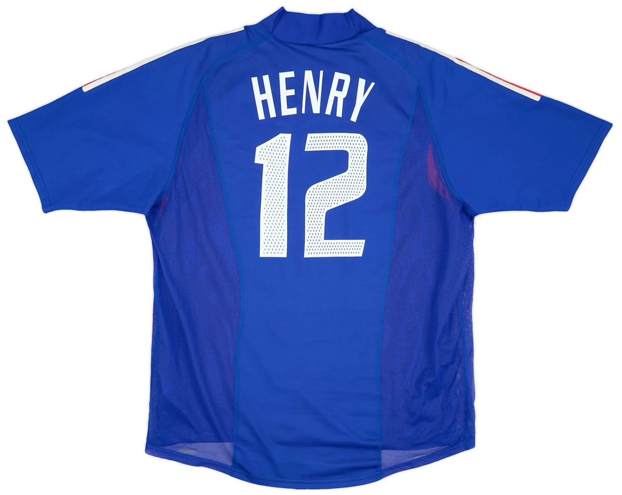 adidas 2002-04 France Player Issue Home Shirt Henry #12 - 7/10 - (XL)