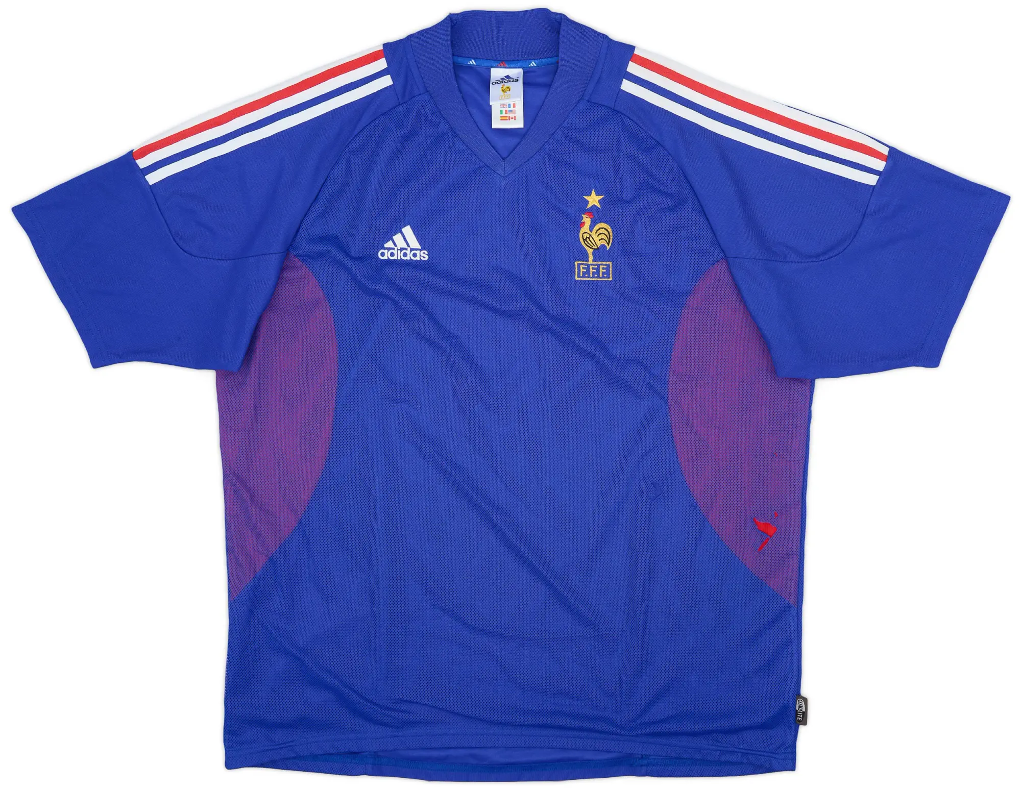 adidas 2002-04 France Home Shirt - 5/10 - (XL)