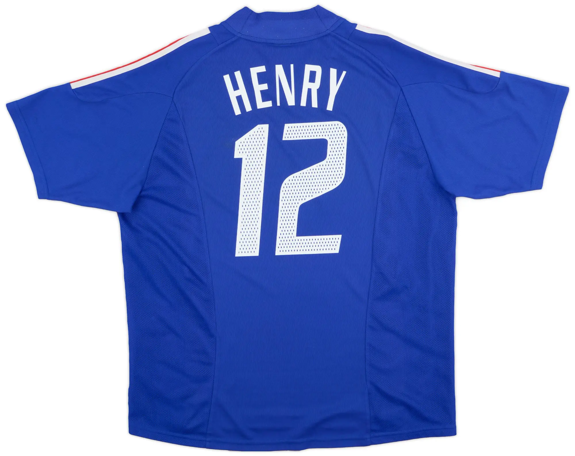 adidas 2002-04 France Home Shirt Henry #12 - 5/10 - (XL)