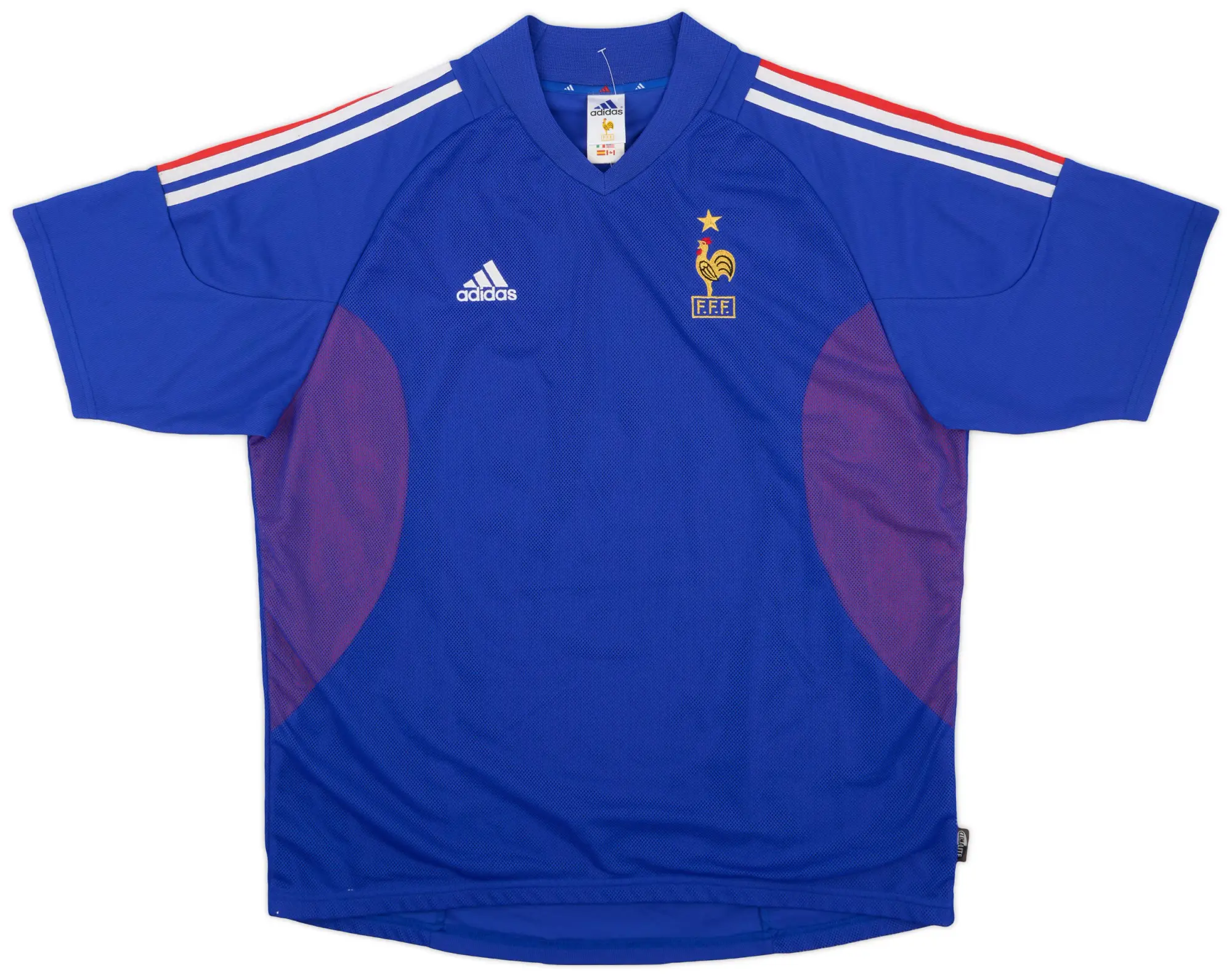 adidas 2002-04 France Home Shirt #9 - 9/10 - (XL)