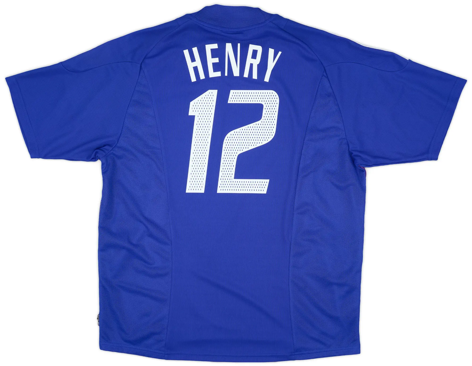 adidas 2002-04 France Home Shirt Henry #12 (XL)