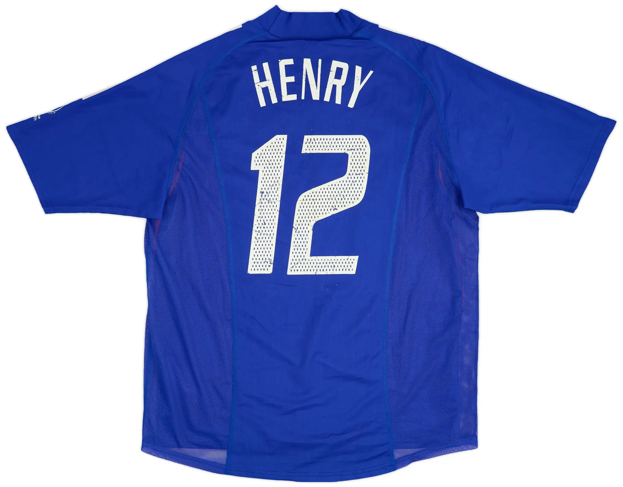 adidas 2002-04 France Player Issue Home Shirt Henry #12 - 5/10 - (XL)