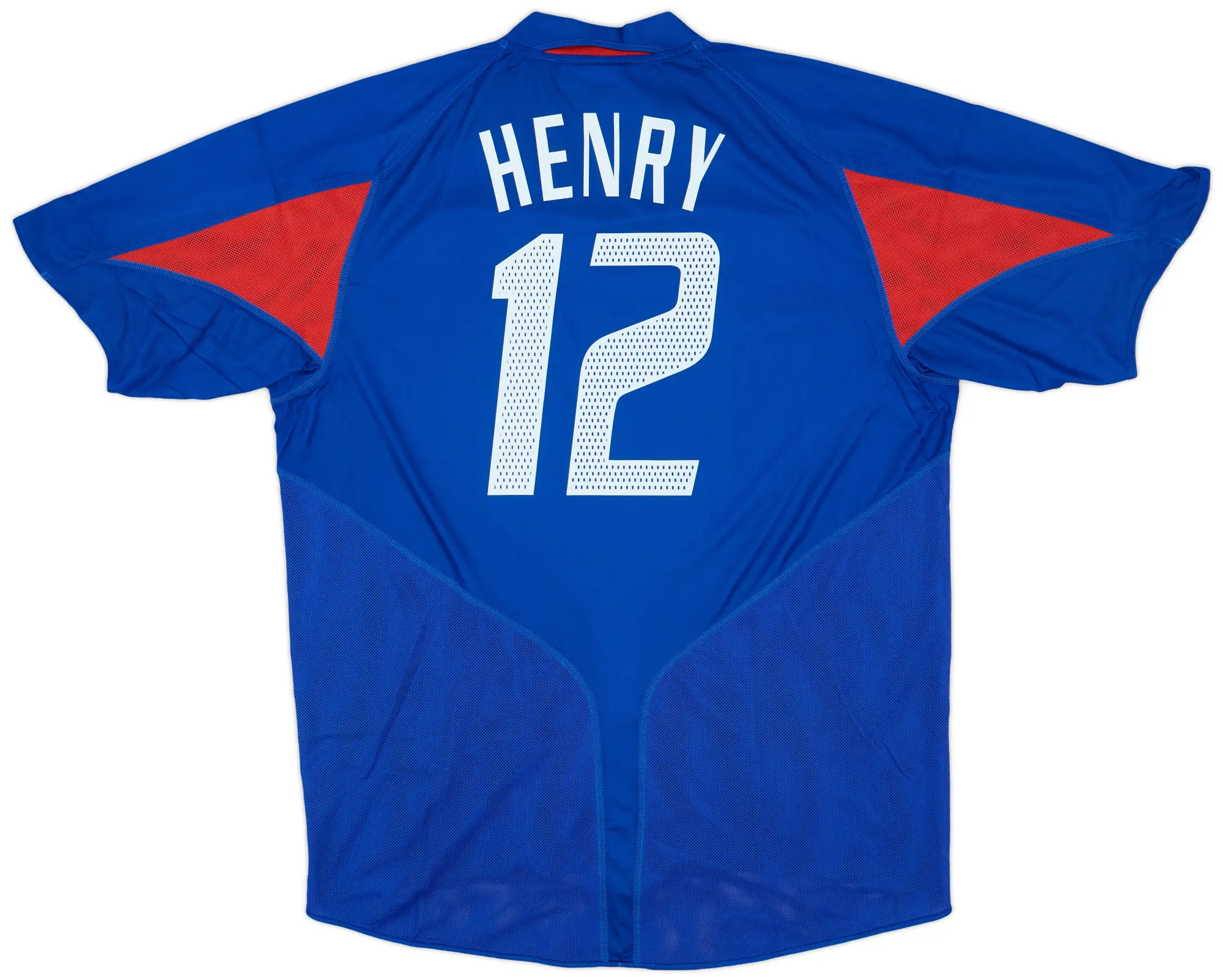 adidas 2004-06 France Home Shirt Henry #12 (XL)