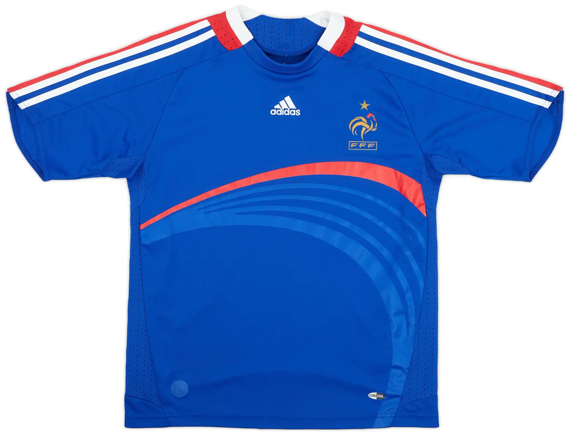 adidas 2007-08 France Home Shirt - 8/10 - (M.Boys)