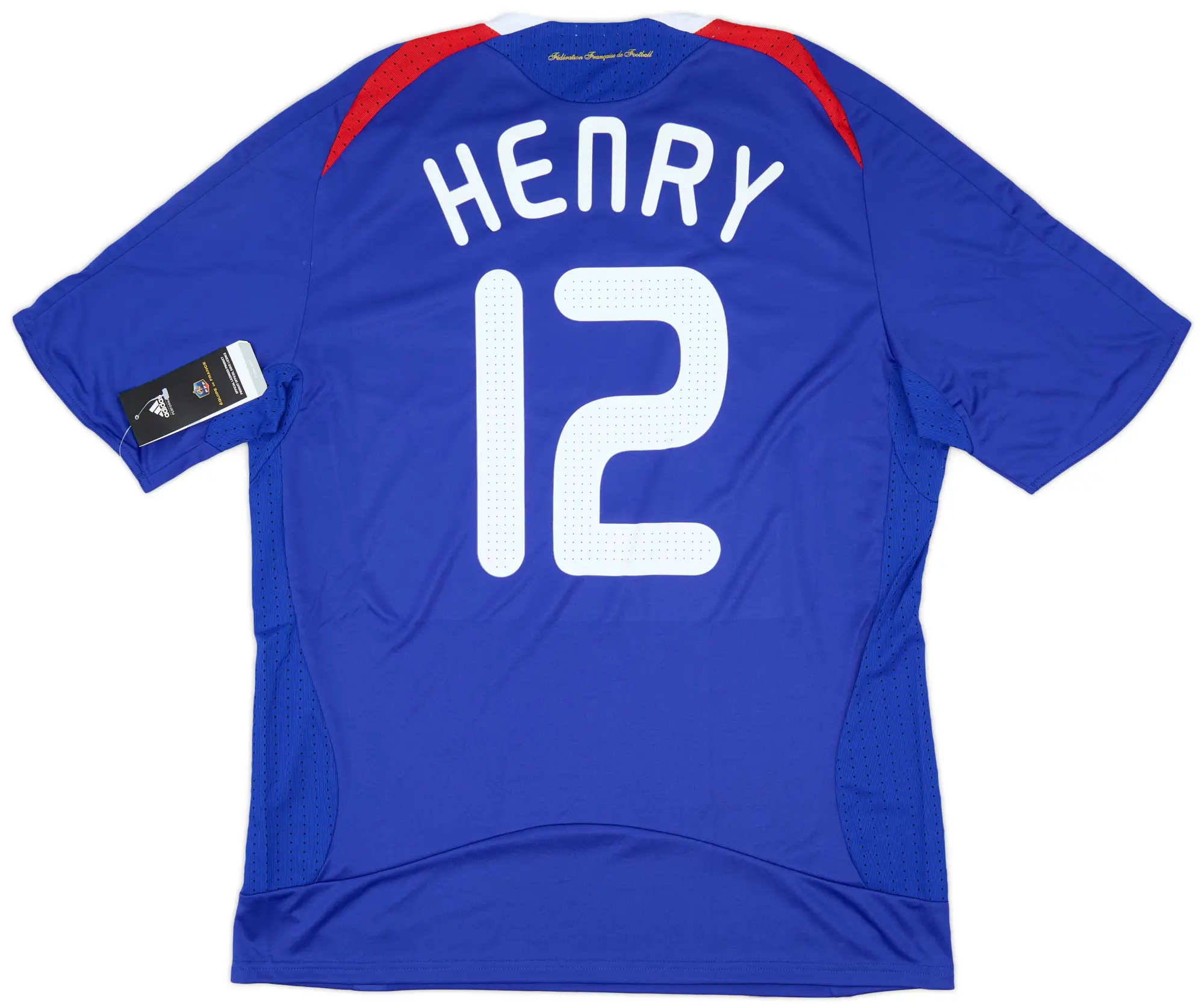 adidas 2007-08 France Home Shirt Henry #12 (L)