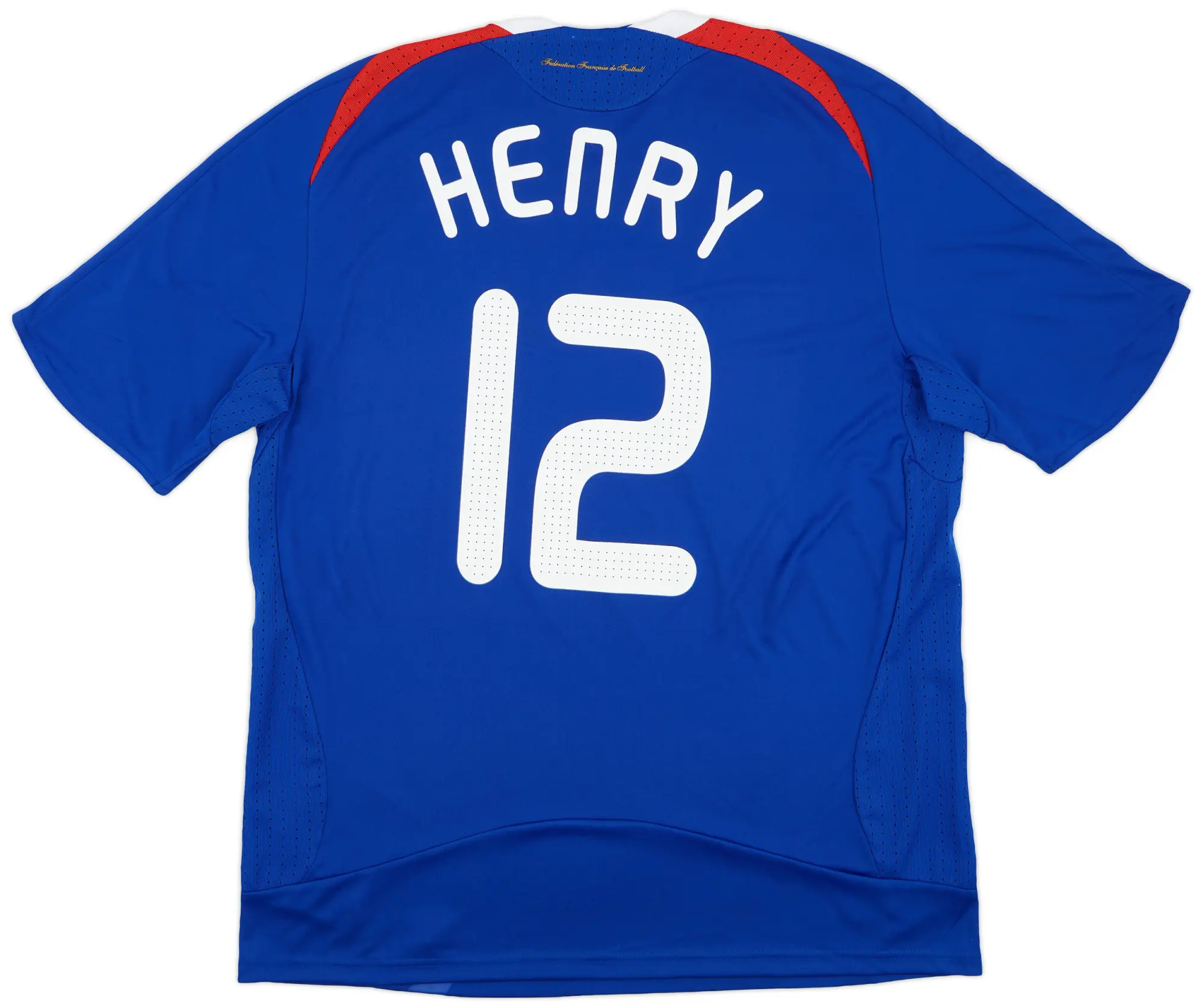 adidas 2007-08 France Home Shirt Henry #12 (XL)