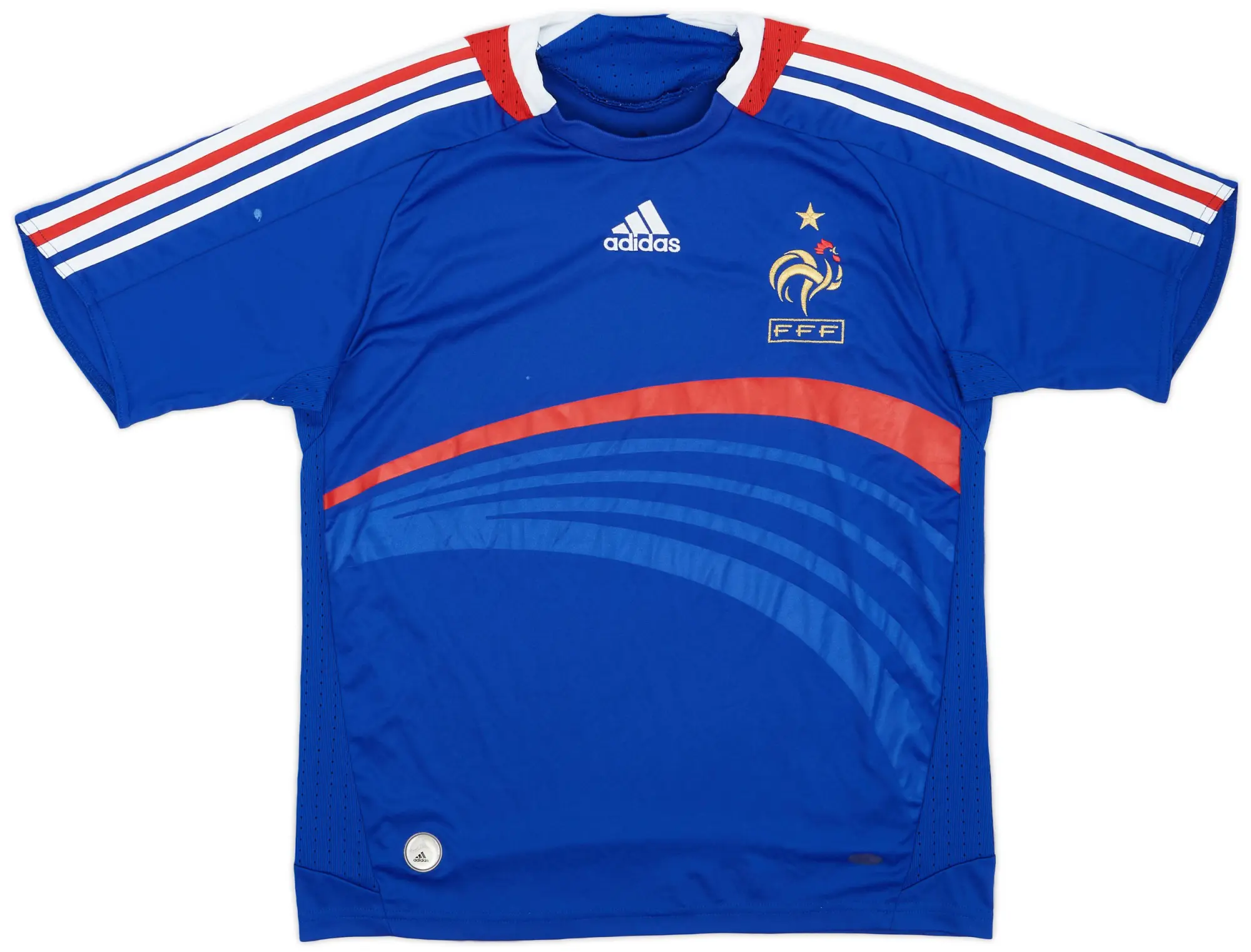adidas 2007-08 France Home Shirt - 6/10 - (XL.Boys)