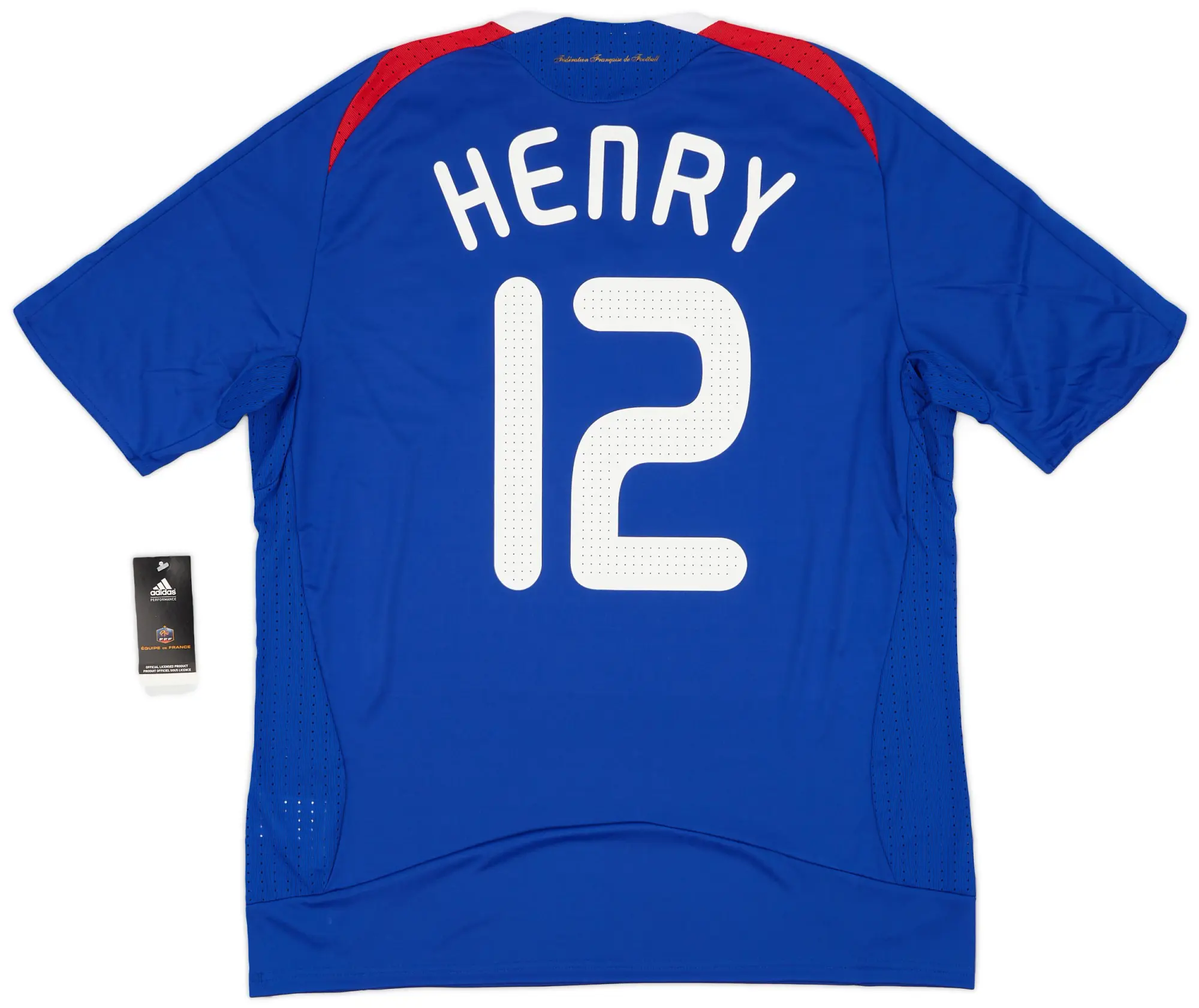 adidas 2007-08 France Home Shirt Henry #12 (L)