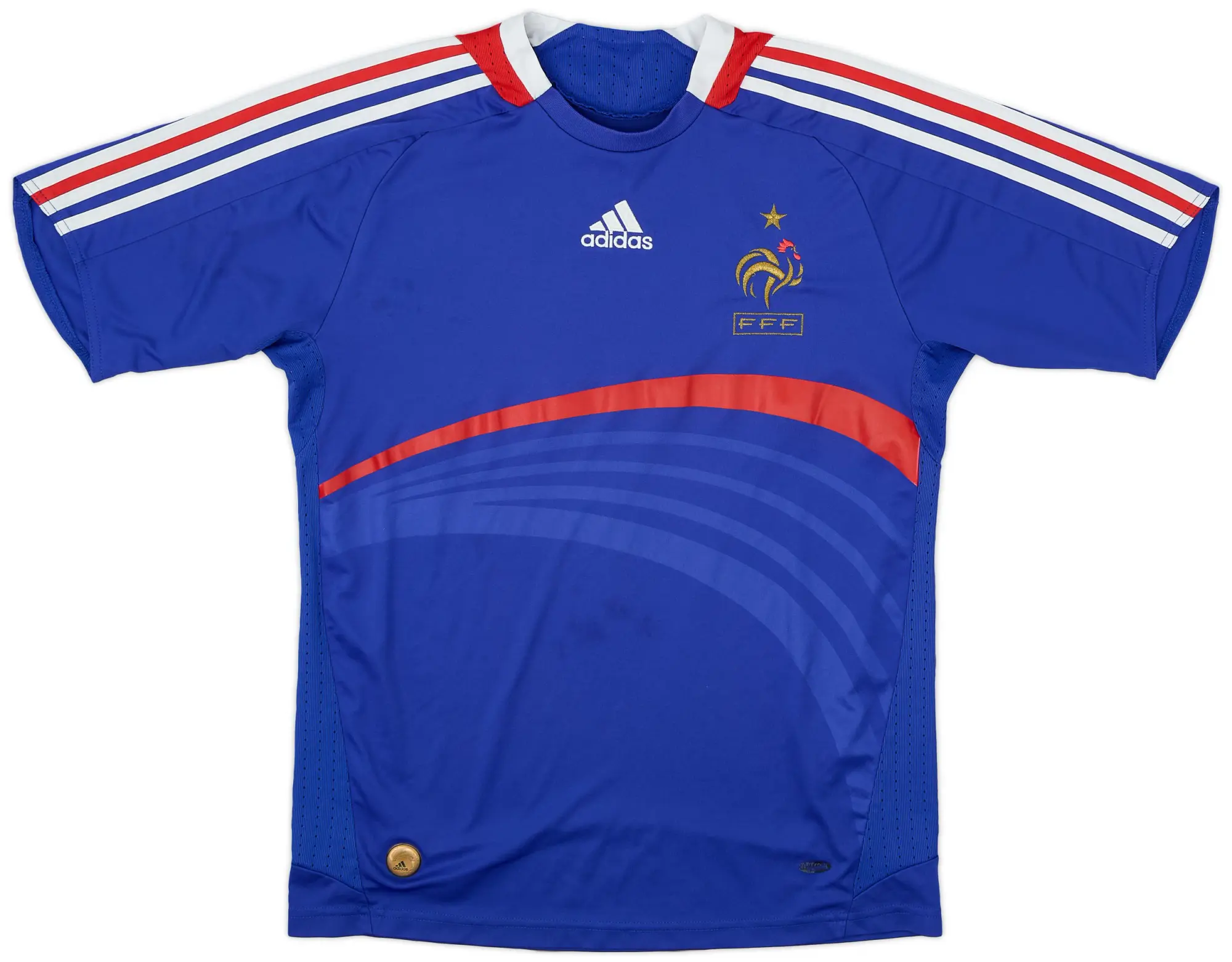 adidas 2007-08 France Home Shirt - 8/10 - (XL.Boys)
