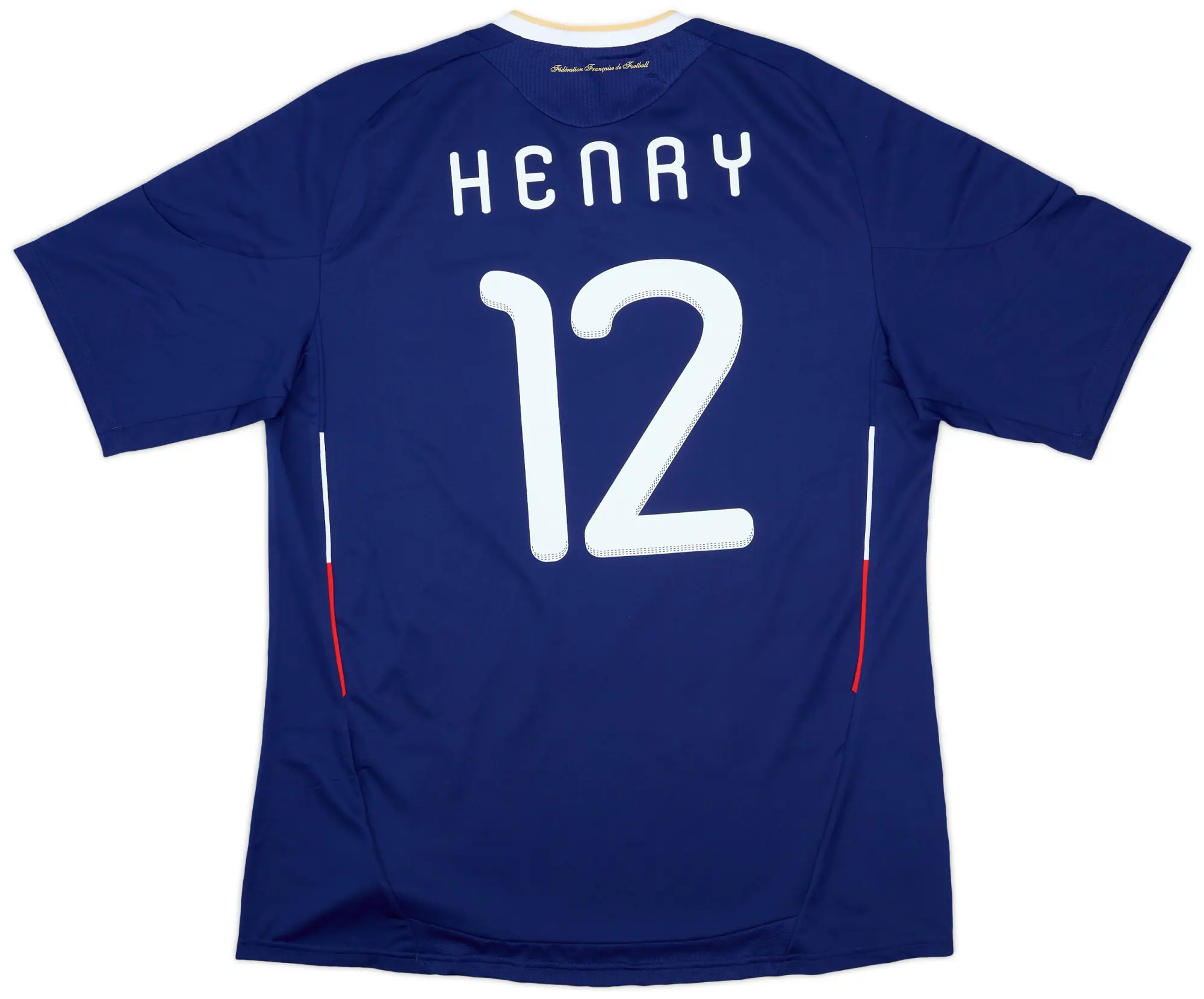 adidas 2009-10 France Home Shirt Henry #12 (XL)