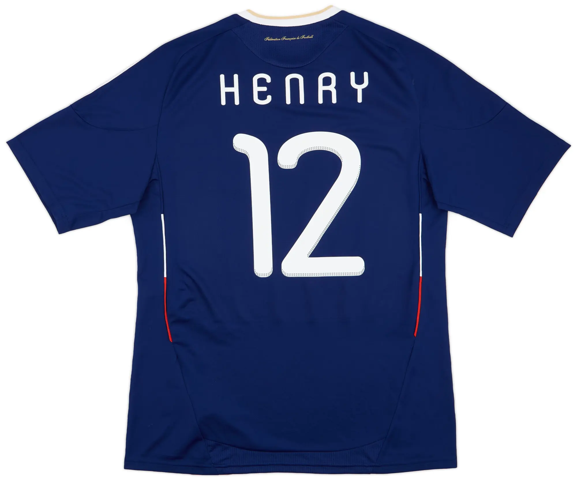 adidas 2009-10 France Home Shirt Henry #12 (L)
