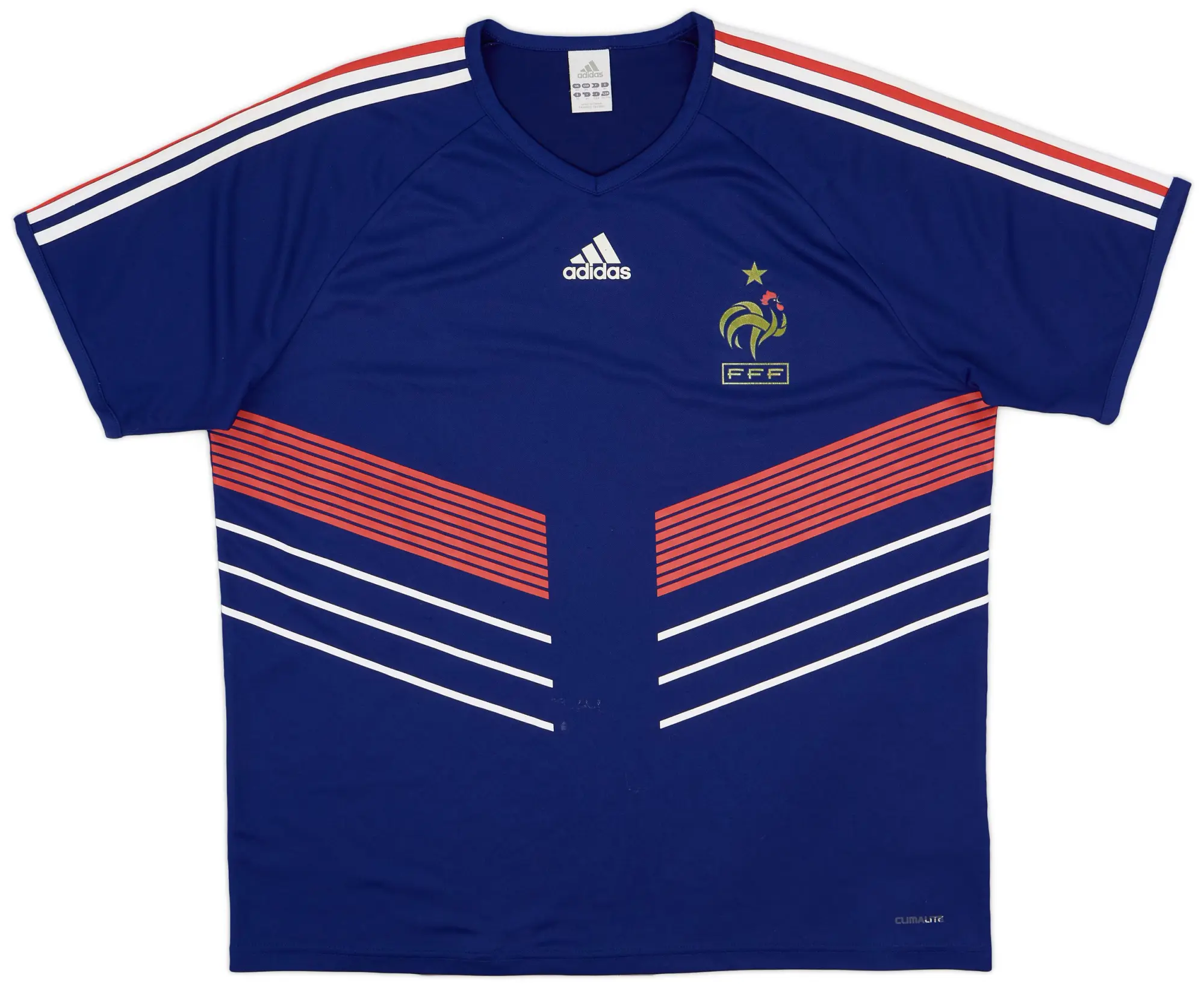 adidas 2009-10 France Basic Home Shirt - 6/10 - (XL)