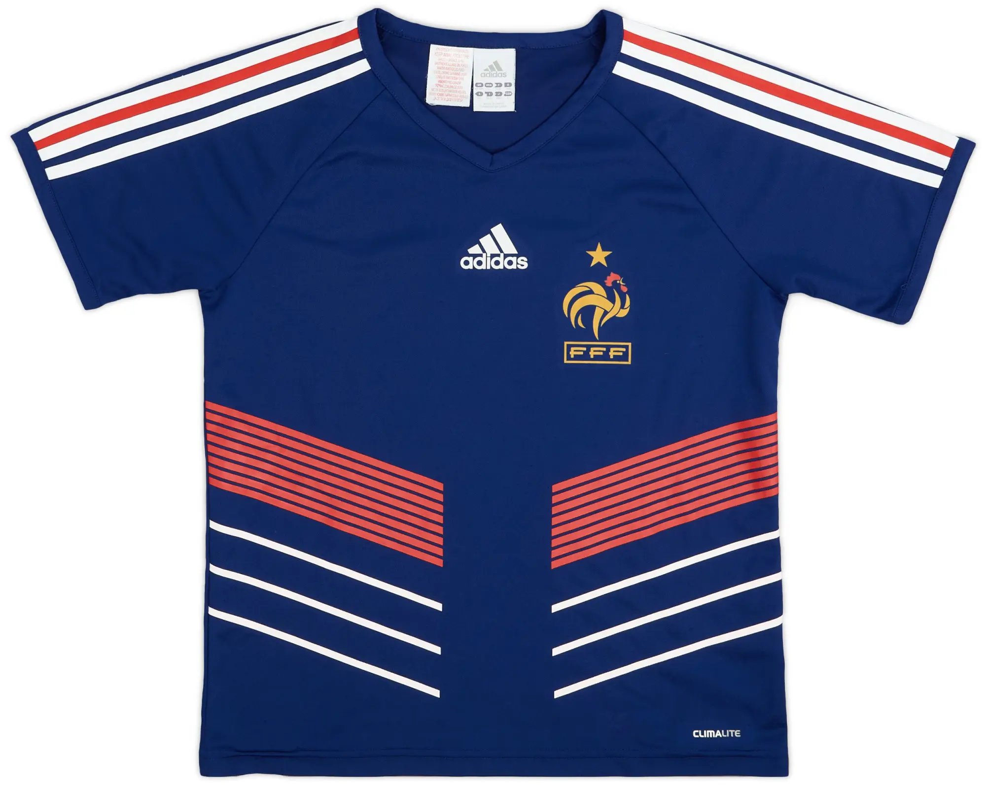 adidas 2009-10 France Basic Home Shirt - 8/10 - (L.Boys)