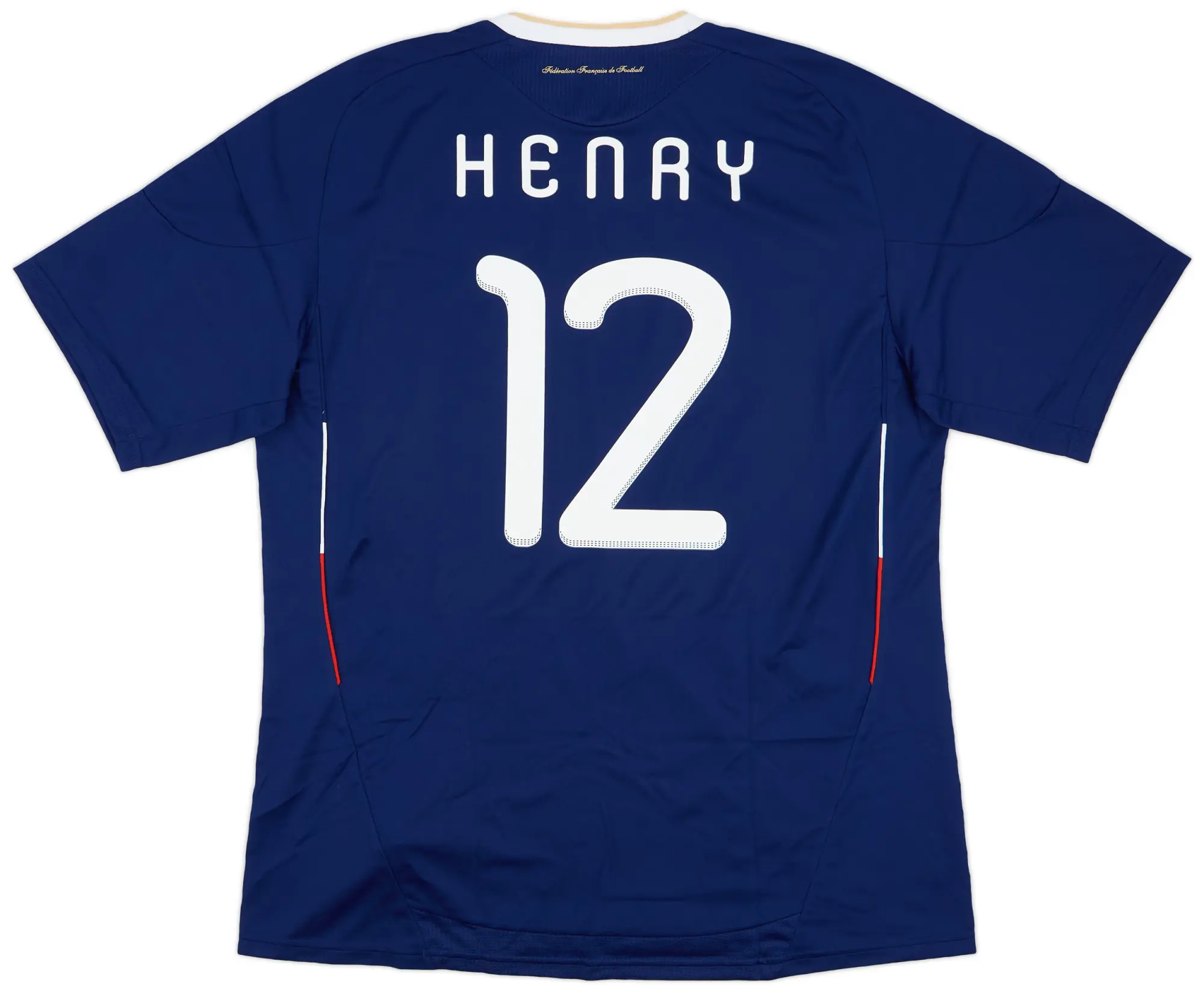 adidas 2009-10 France Home Shirt Henry #12 (XL)