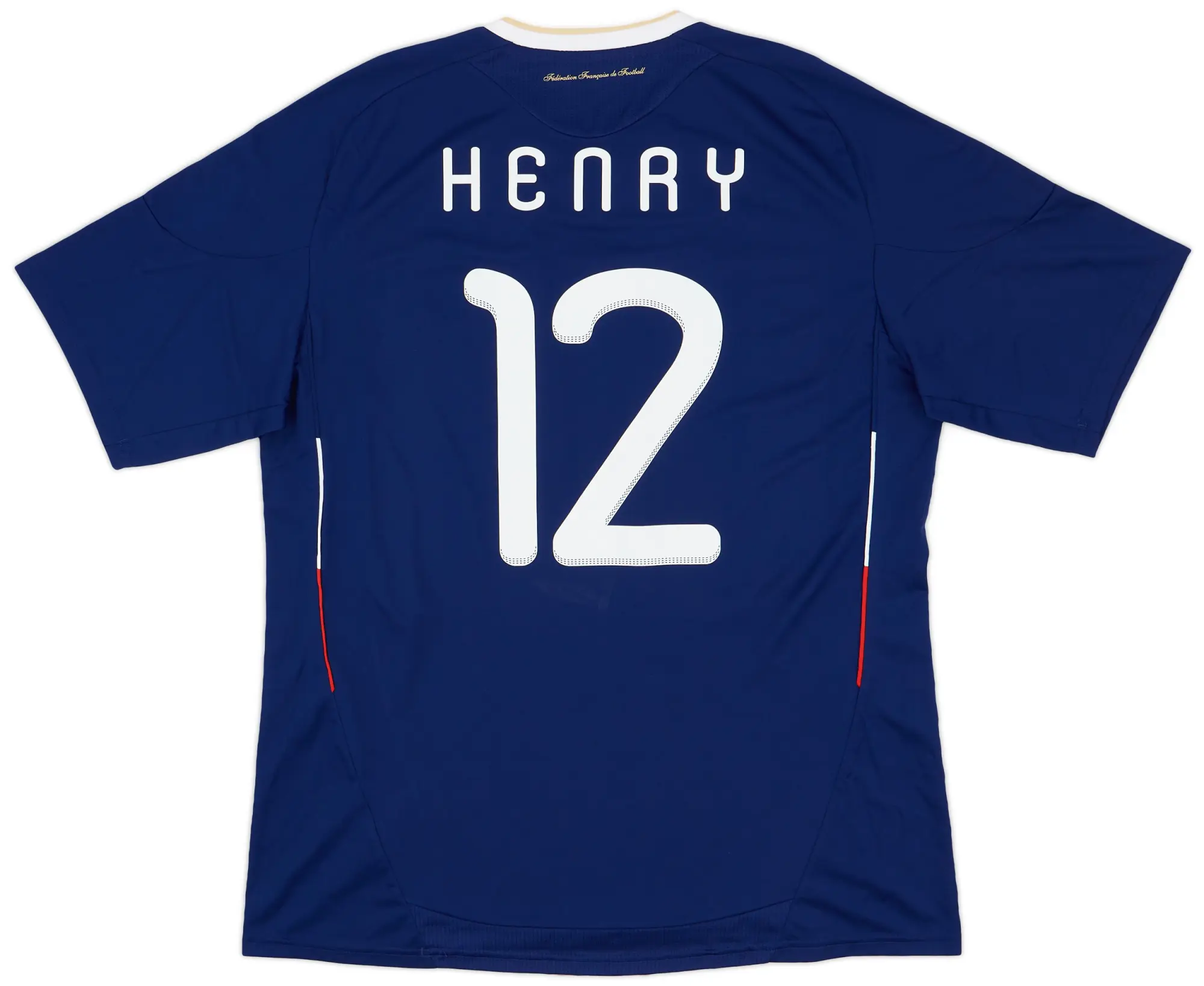 adidas 2009-10 France Home Shirt Henry #12 (XL)