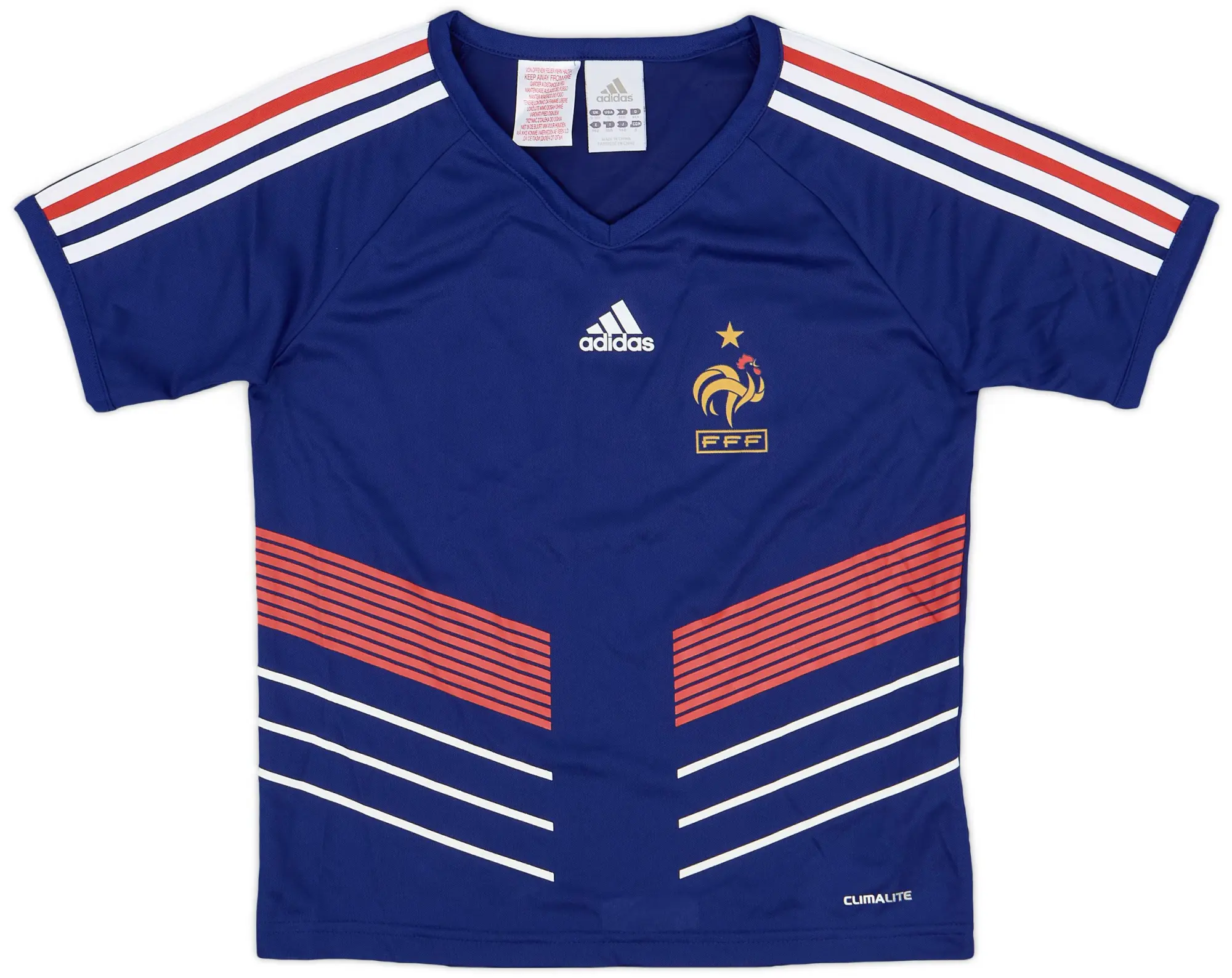adidas 2009-10 France Basic Home Shirt - 9/10 - (M.Boys)