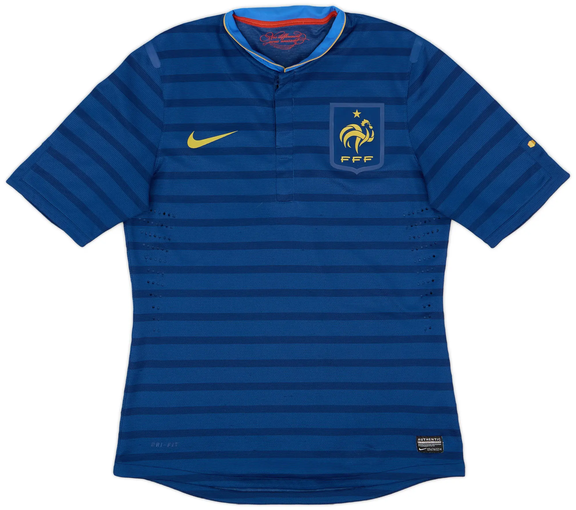 Nike 2012-13 France Authentic Home Shirt - 8/10 - (M)