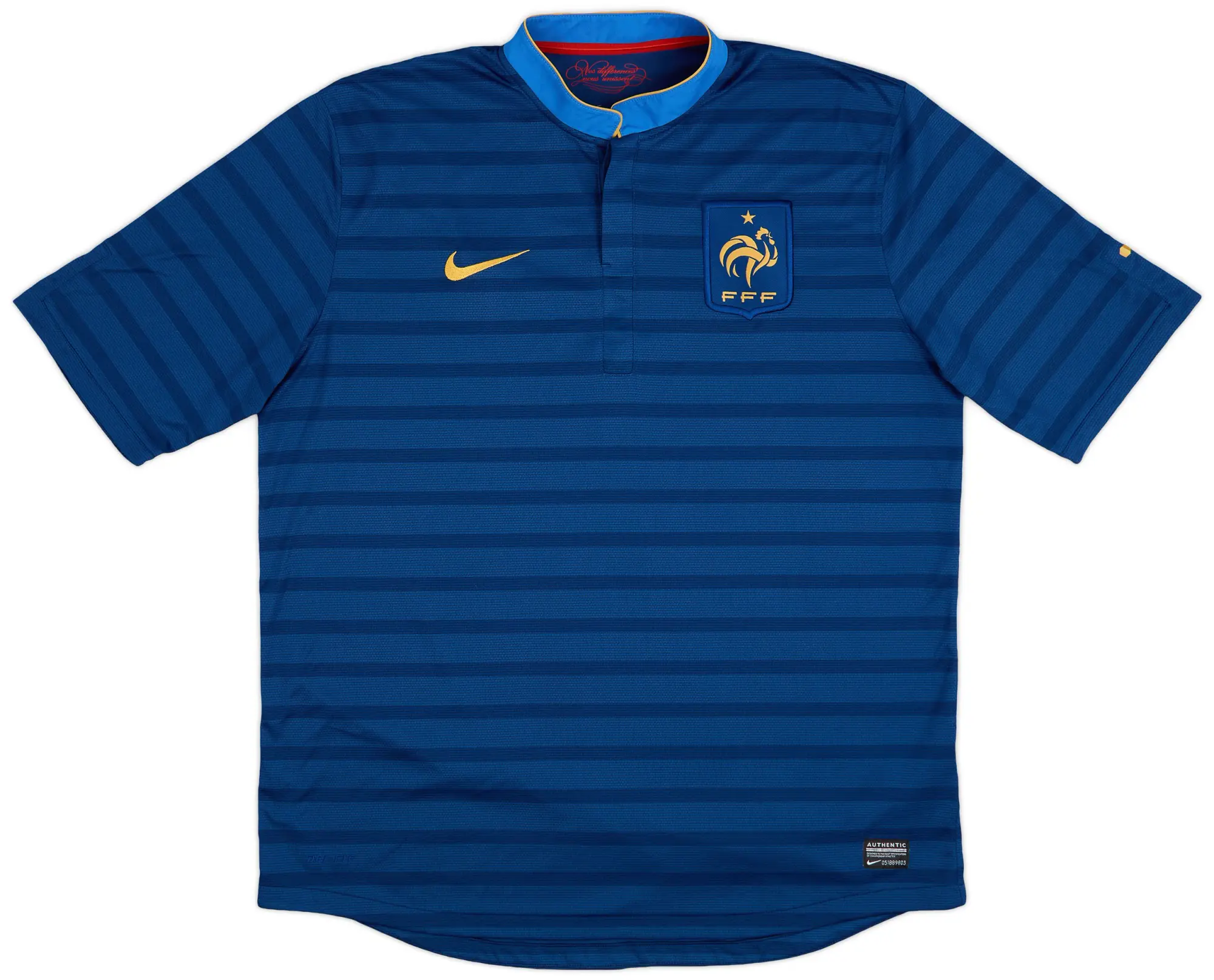 Nike 2012-13 France Home Shirt - 9/10 - (XL)